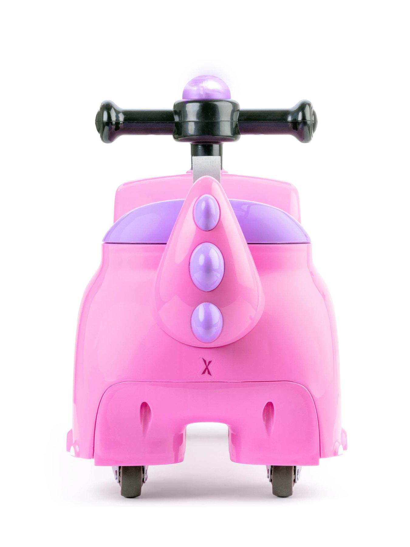 Image 5 of 7 of XOOTZ Snootz Snuggle Snort Foot To Floor Ride-On - Pink