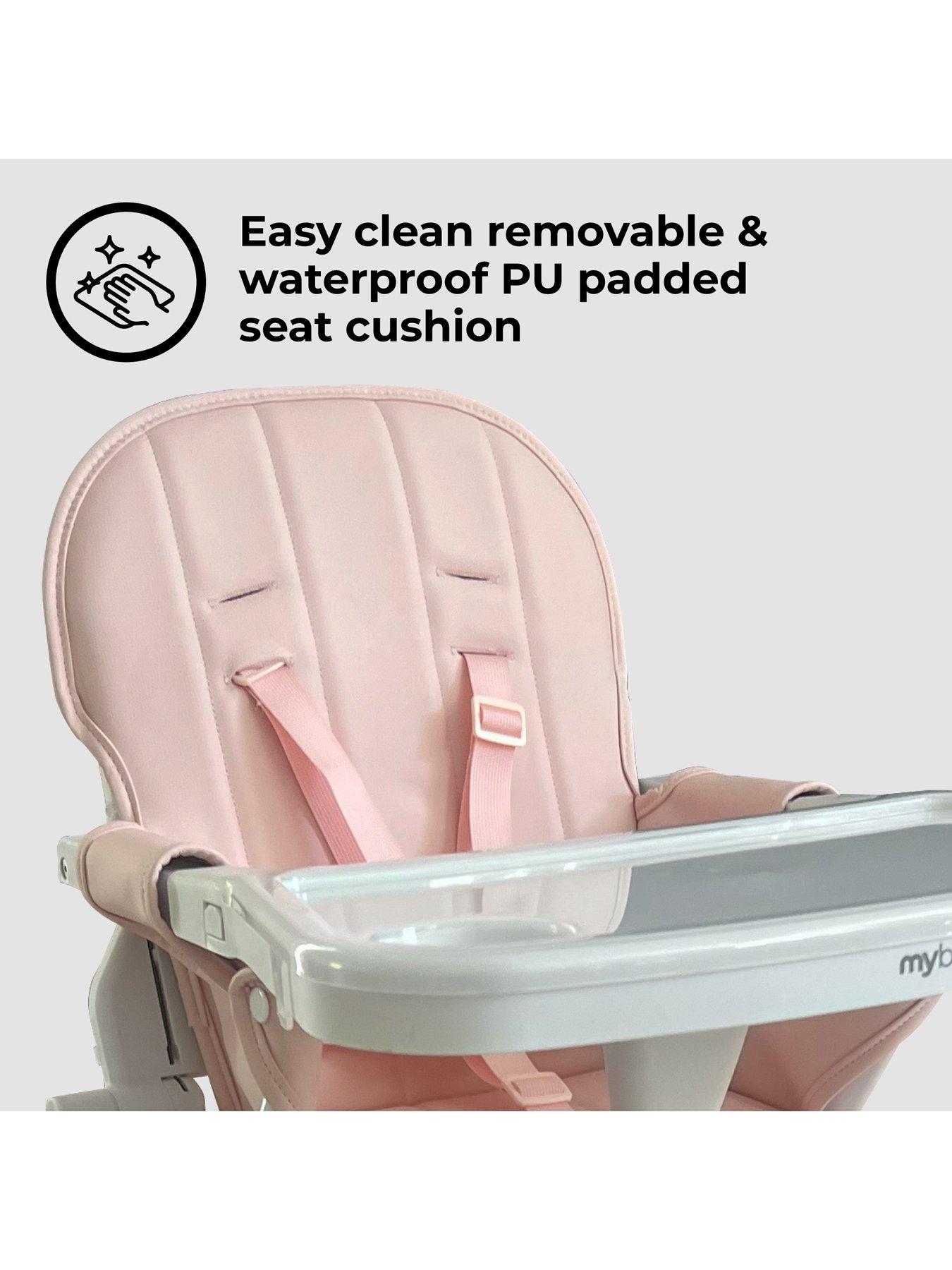 Image 3 of 6 of My Babiie MBHC2 Compact Folding Highchair - Pink