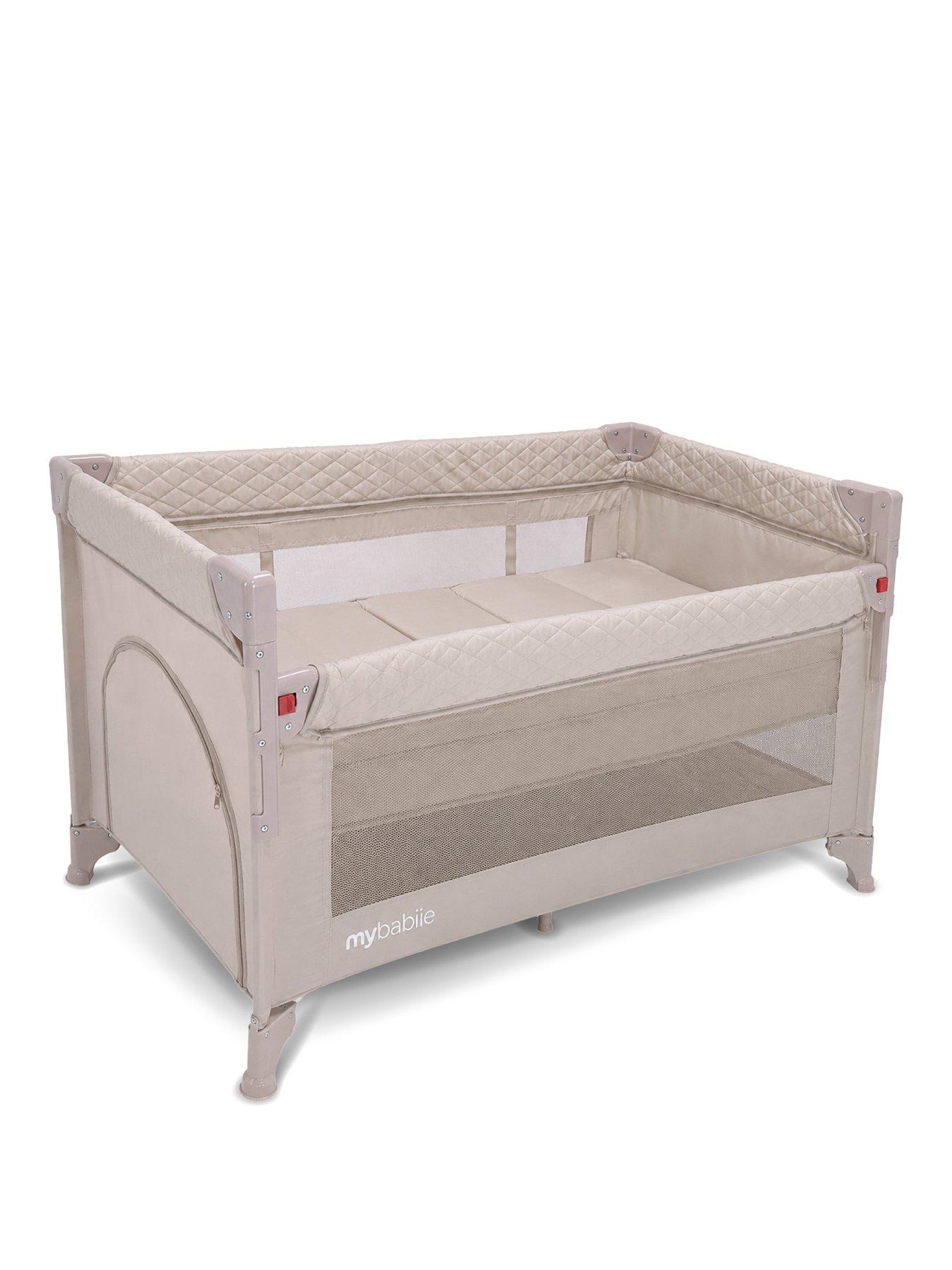 My Babiie MBTC4 Luxe 4-in-1 Travel Cot - Ivory