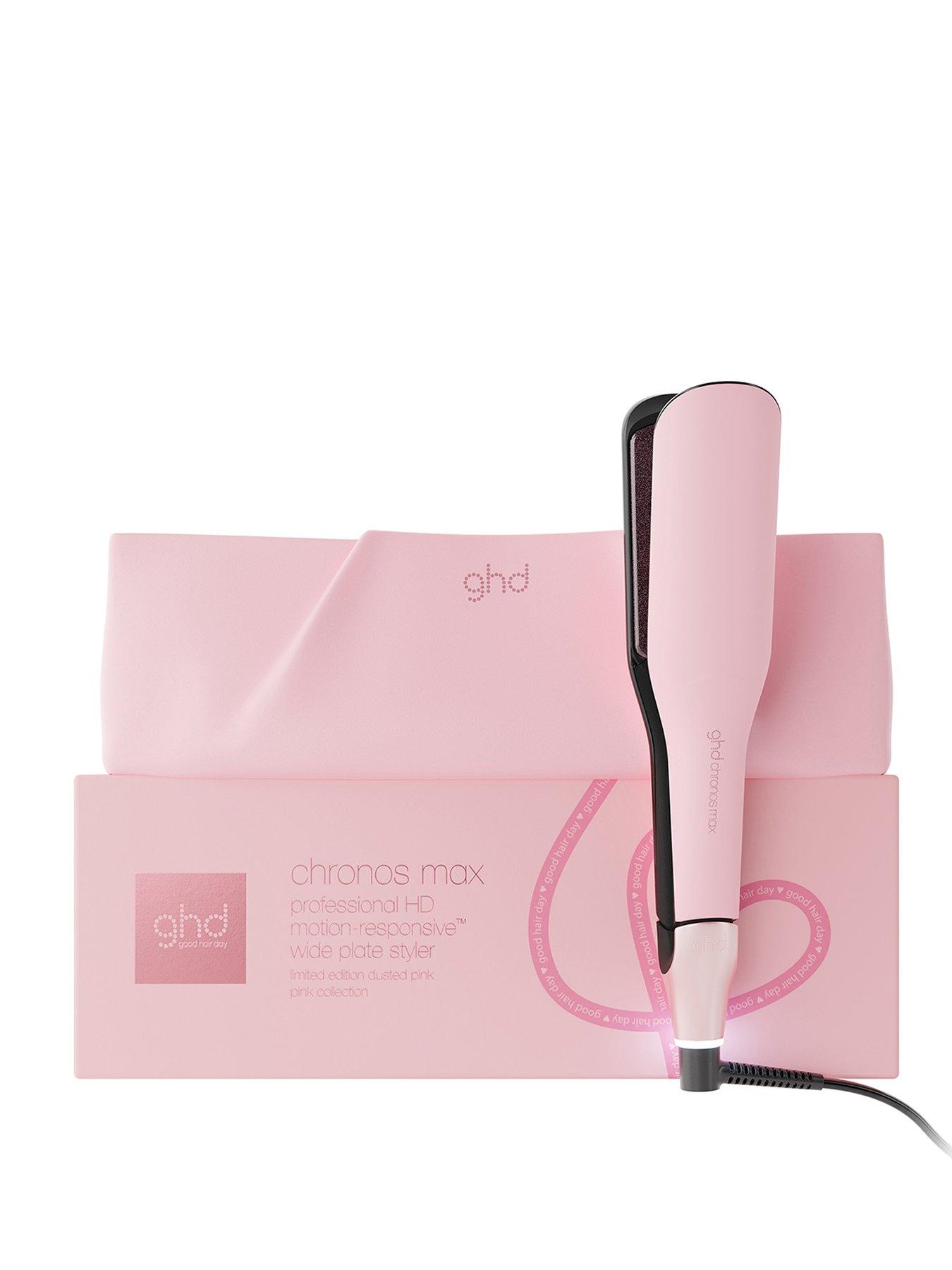 ghd Chronos Max Wide Plate Limited Edition Hair Straightener - Dusted Pink