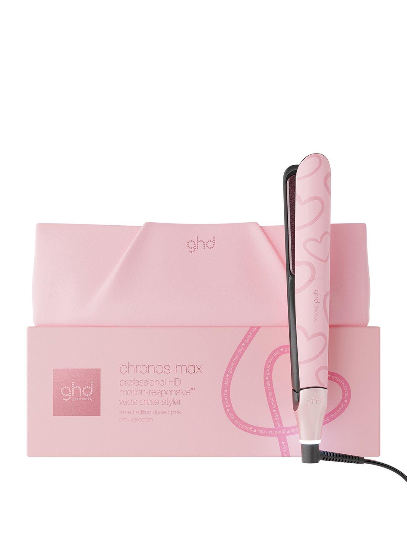 Image 1 of 4 of ghd Chronos Limited Edition Hair Straightener -&nbsp;Dusted Pink With Love