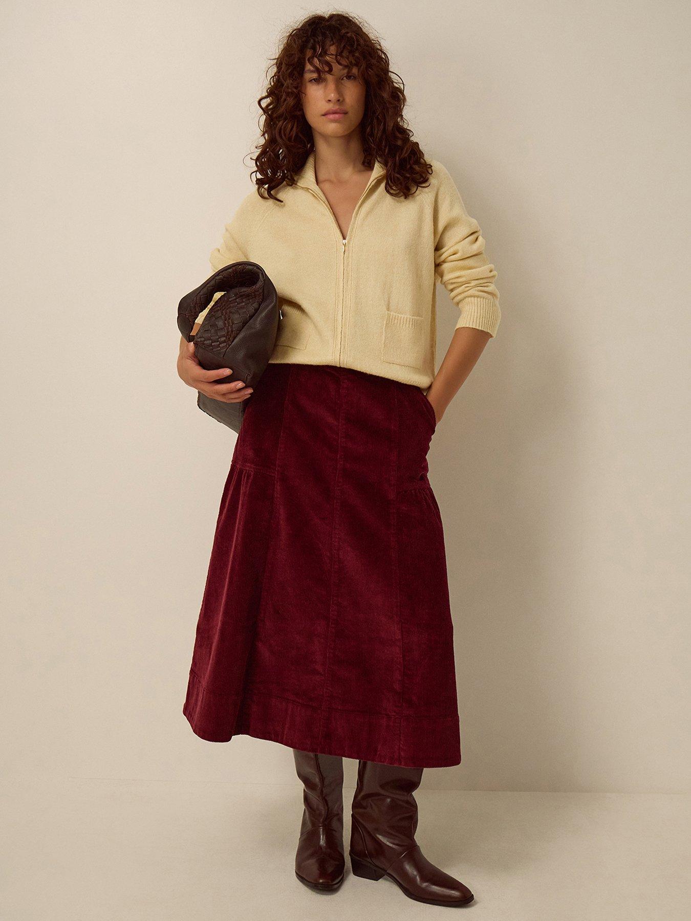 Image 4 of 5 of Monsoon Zoey Zip Cardigan - Yellow