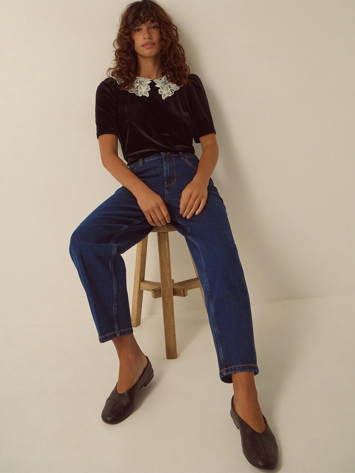 Image 4 of 5 of Monsoon Asha Barrel Jean
