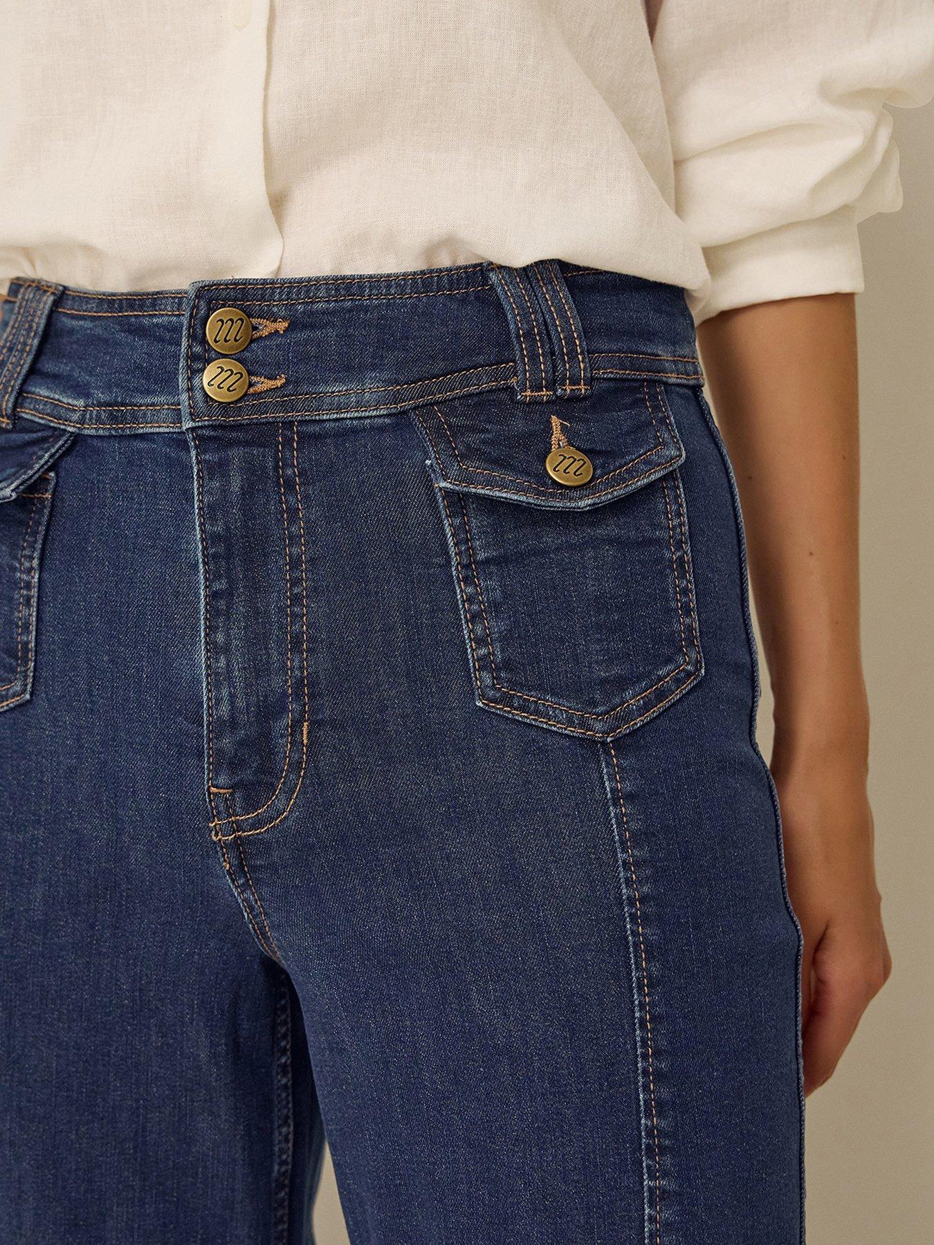 Image 3 of 4 of Monsoon Renee Flared Jean