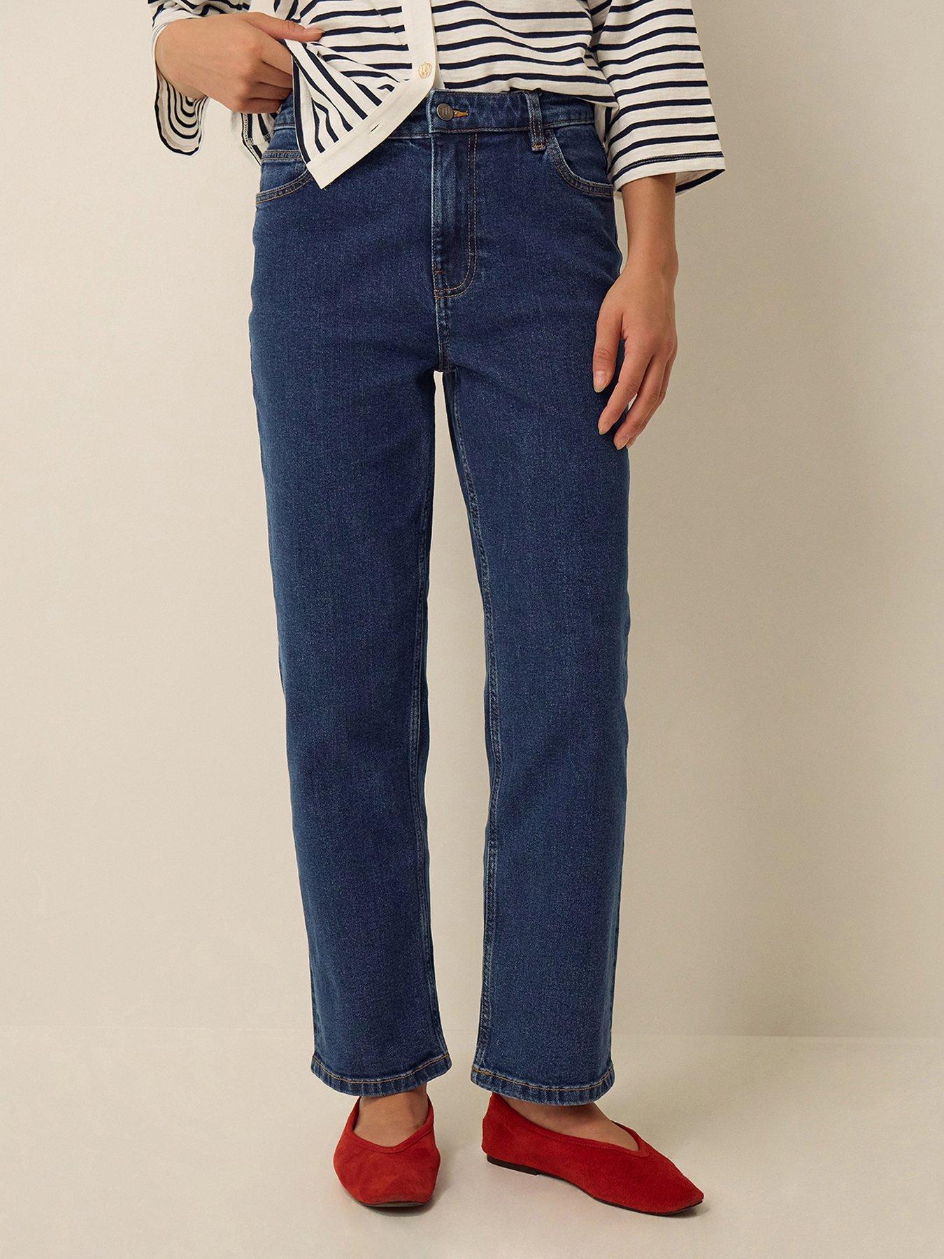 Monsoon Soph Straight Jeans - Blue