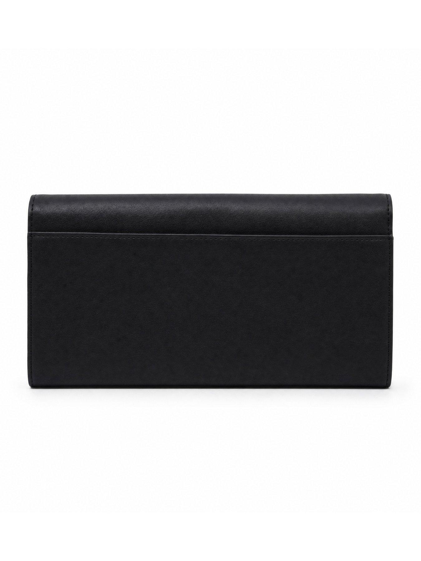Image 3 of 5 of Glamorous Classic Envelope Clutch Bag - Black