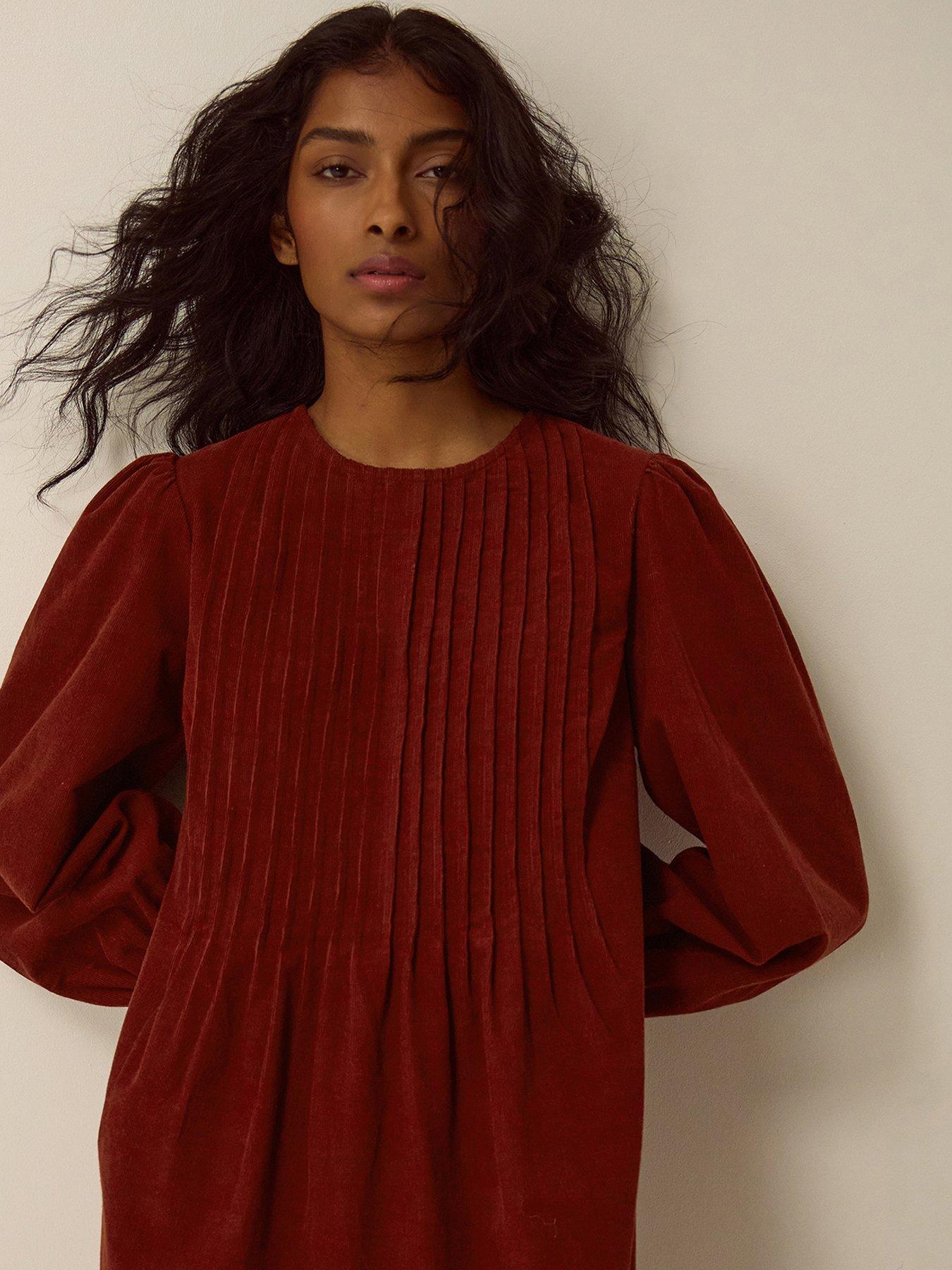 Image 3 of 4 of Monsoon Joyce Emb Cord Dress