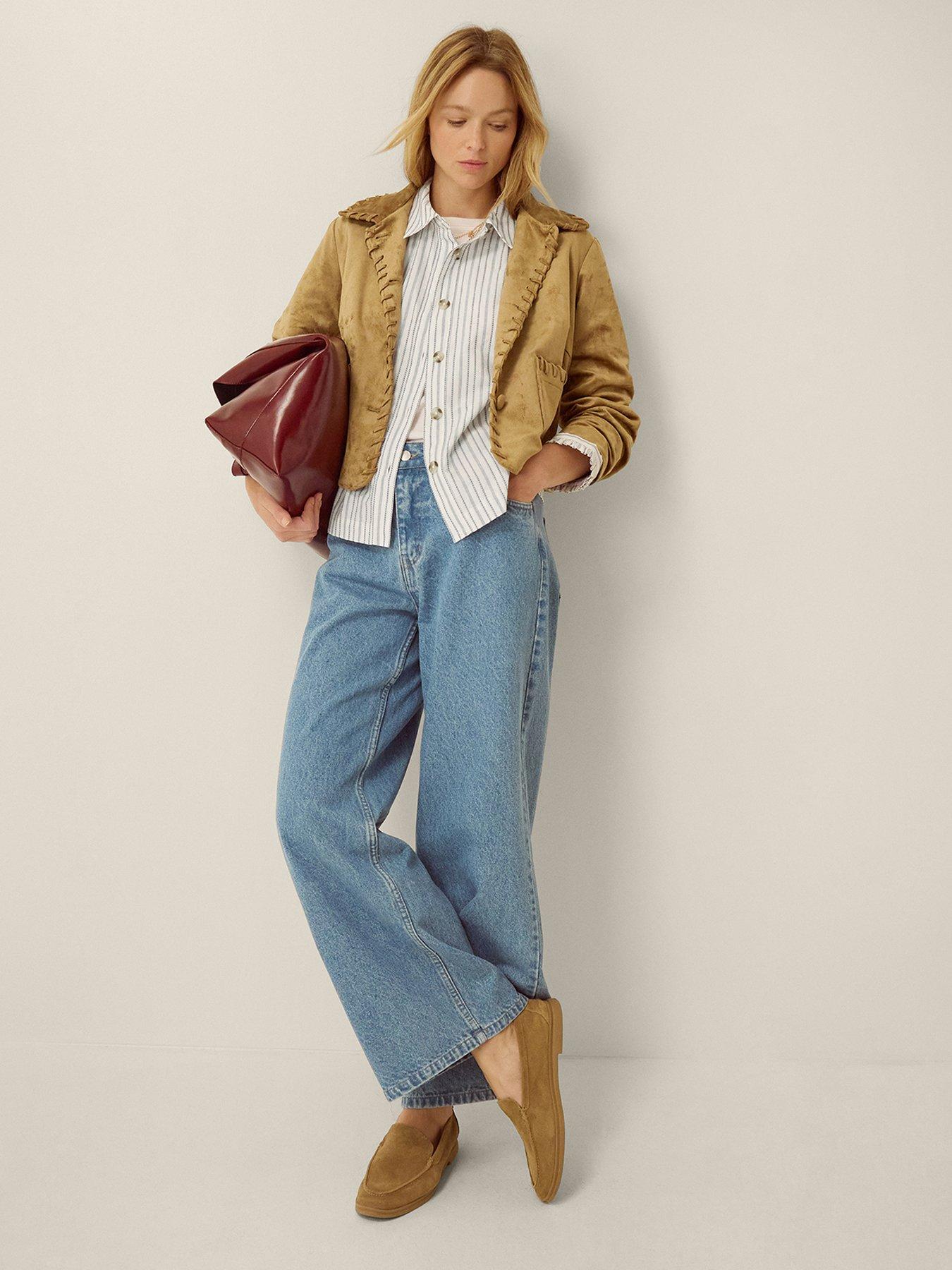 Image 3 of 5 of Monsoon Gilly Stripe Shirt - White
