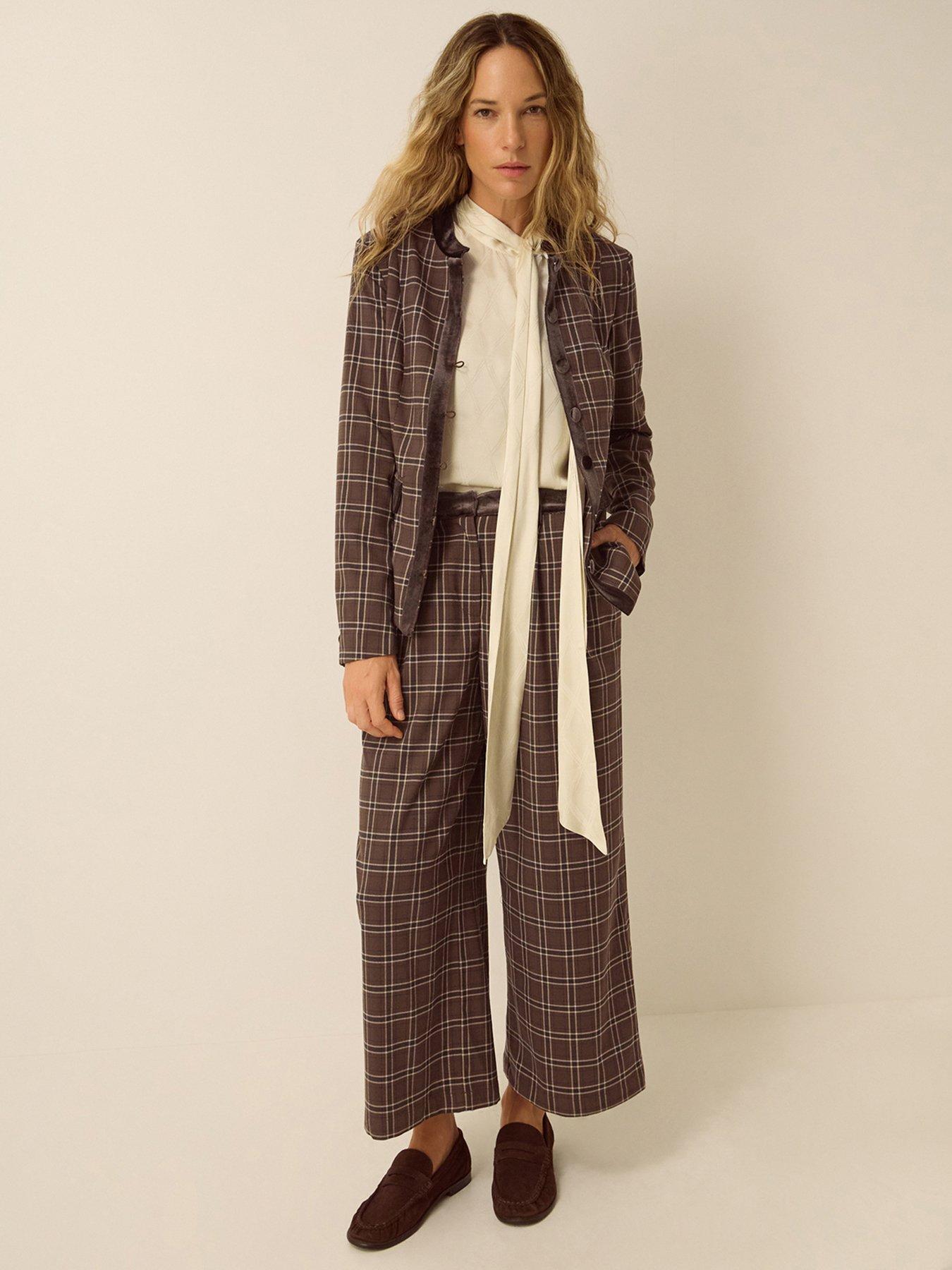 Image 1 of 5 of Monsoon Gracie Check Trs