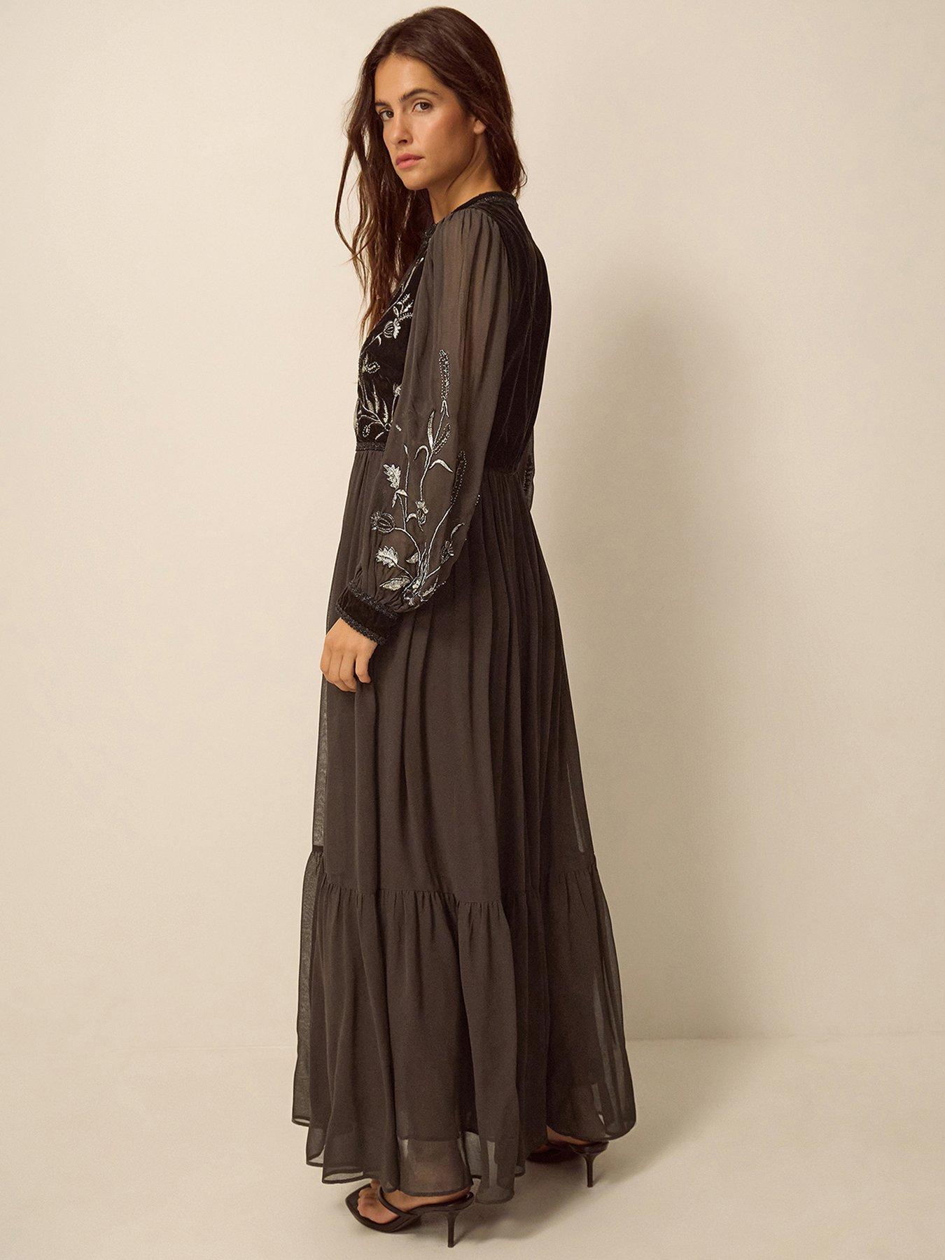 Image 2 of 5 of Monsoon Josephine Emb Dress