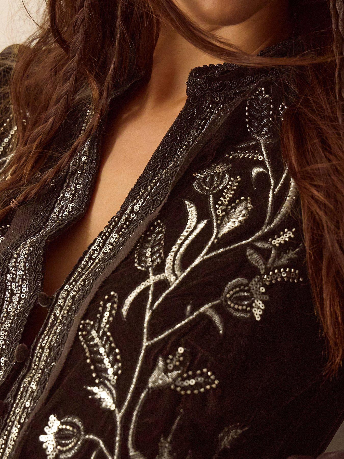 Image 4 of 5 of Monsoon Josephine Emb Dress