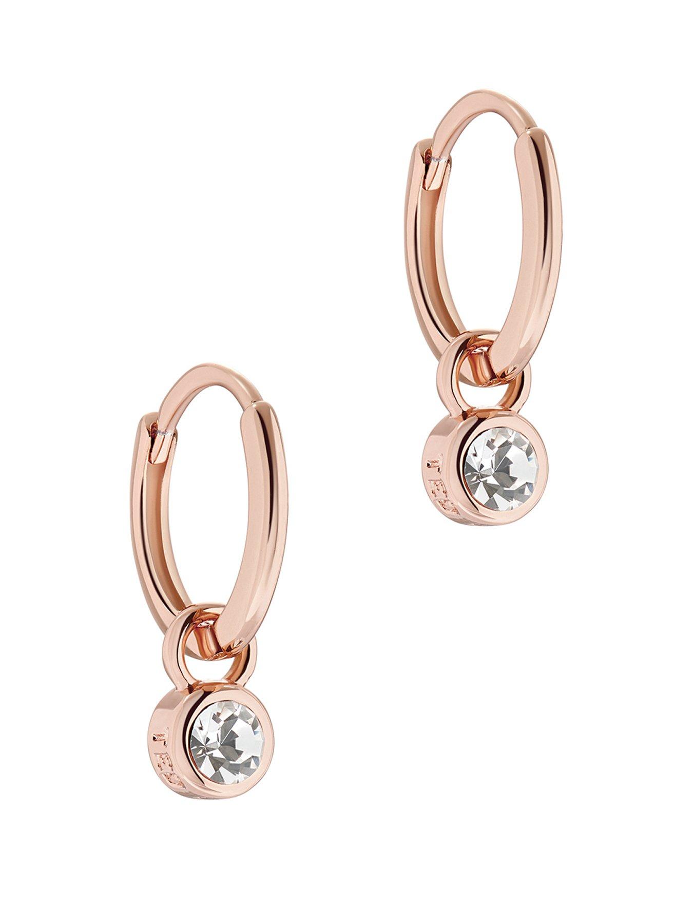 Ted Baker SINALAA: Crystal Huggie Earrings