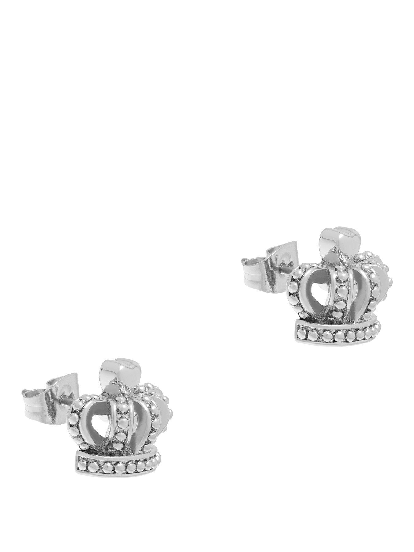 Juicy Couture Icon Crown Stud Earrings
