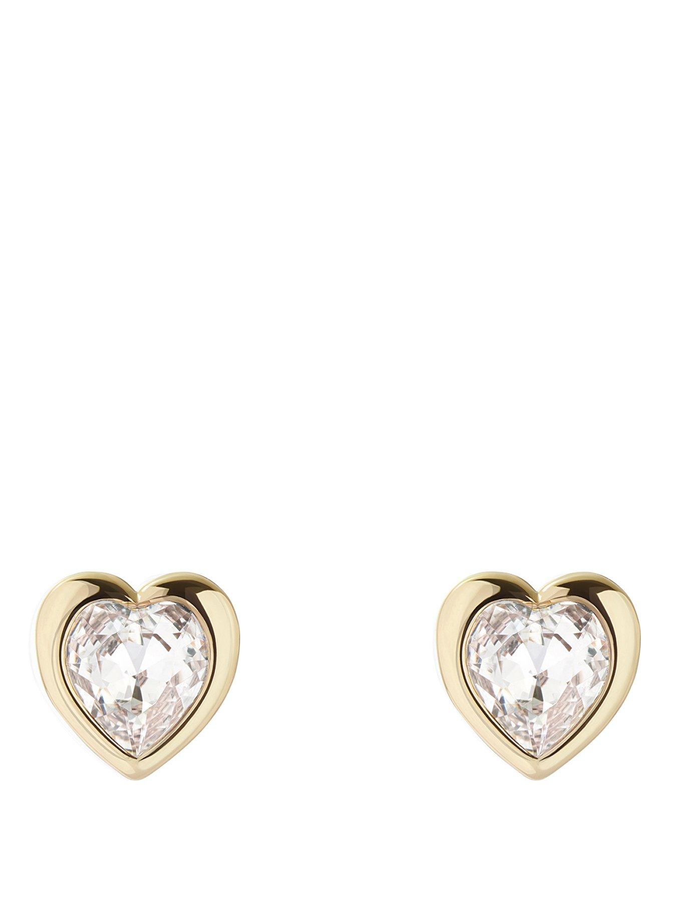 Ted Baker HAN: Crystal Heart Stud Earrings