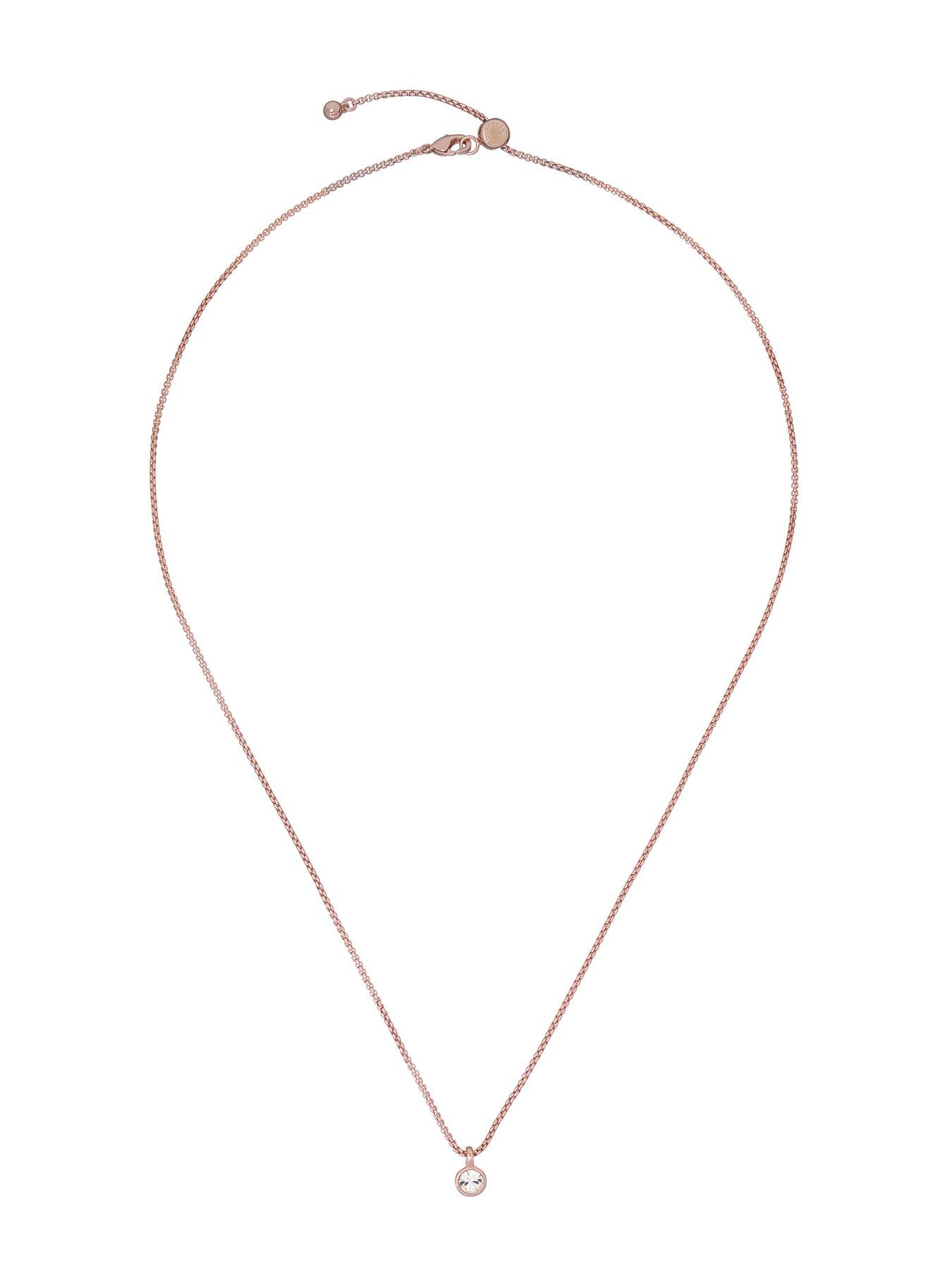 Image 2 of 7 of Ted Baker SININAA: Crystal Pendant Necklace