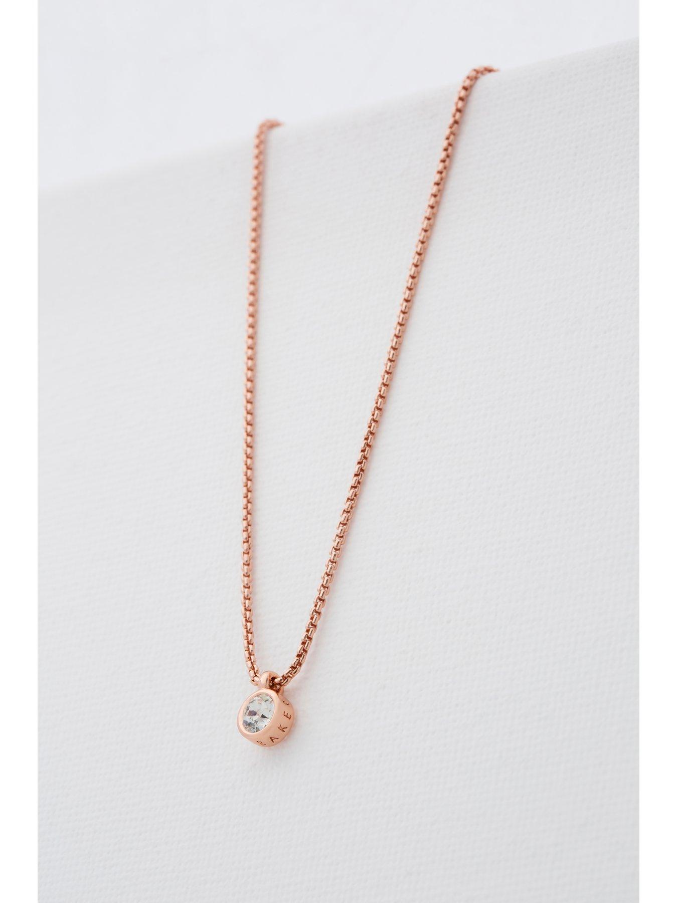 Image 5 of 7 of Ted Baker SININAA: Crystal Pendant Necklace