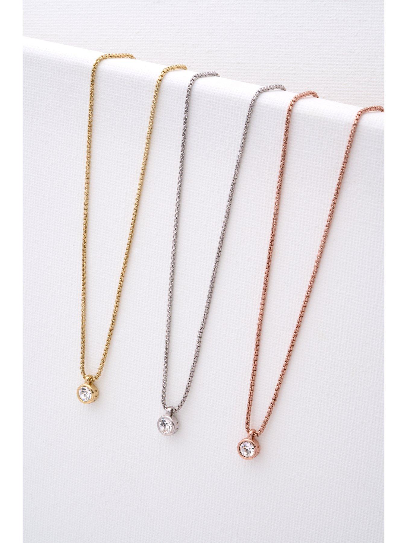 Image 6 of 7 of Ted Baker SININAA: Crystal Pendant Necklace