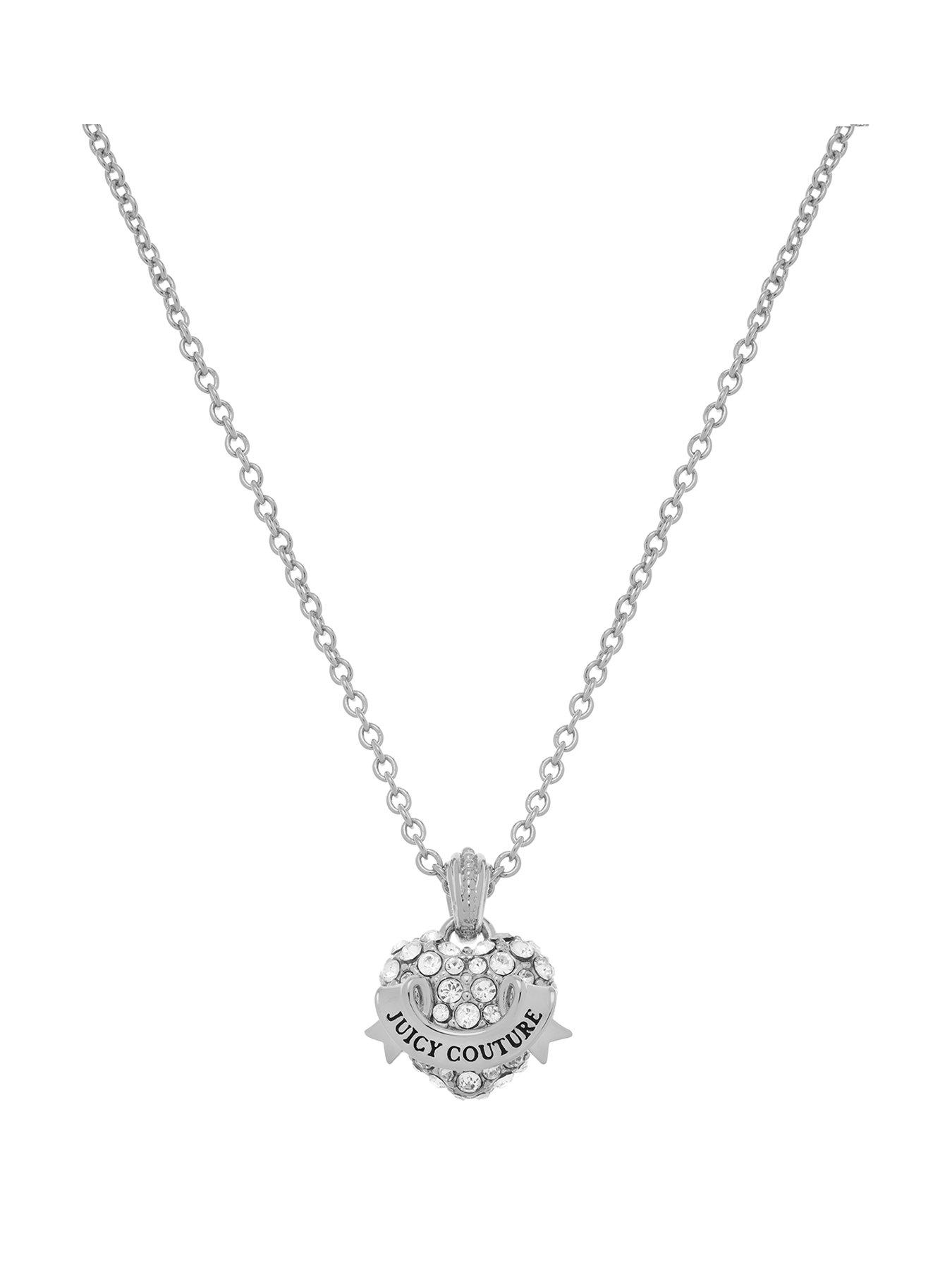 Juicy Couture Crystal Icon Heart Small Pendant