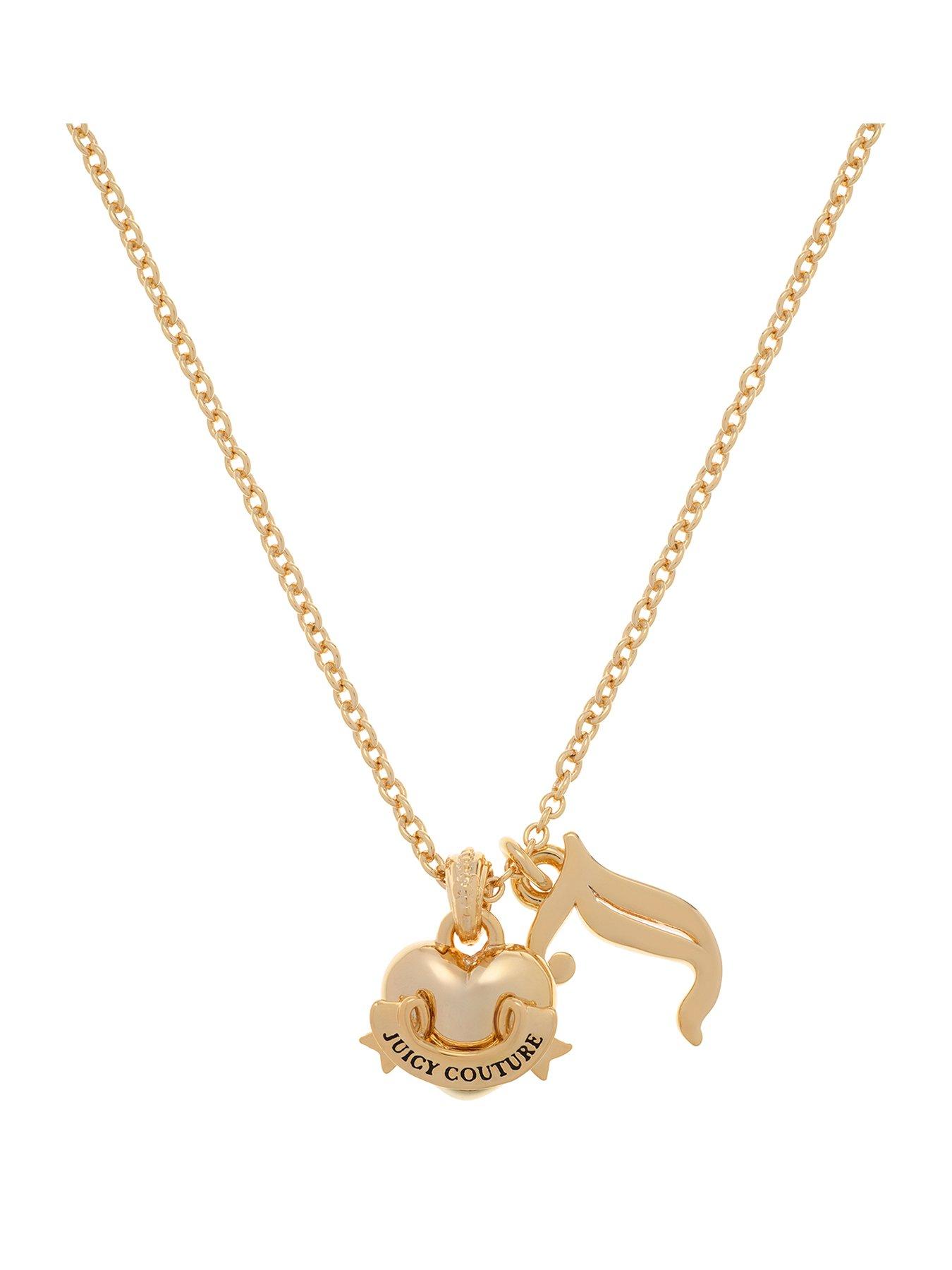 Juicy Couture Icon Heart &  J Charm Pendant