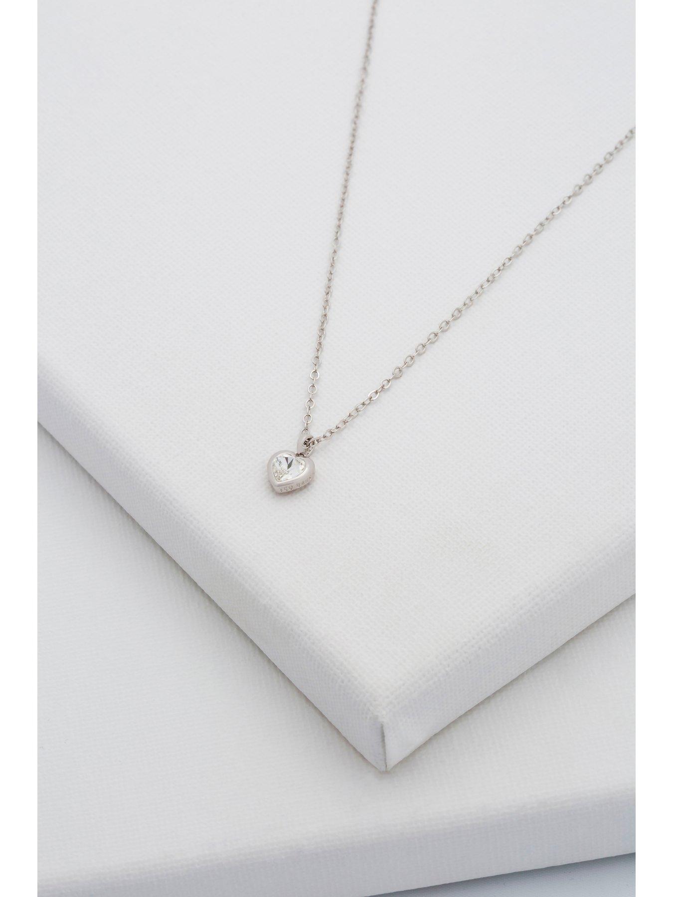 Image 4 of 6 of Ted Baker HANNELA: Crystal Heart Pendant Necklace