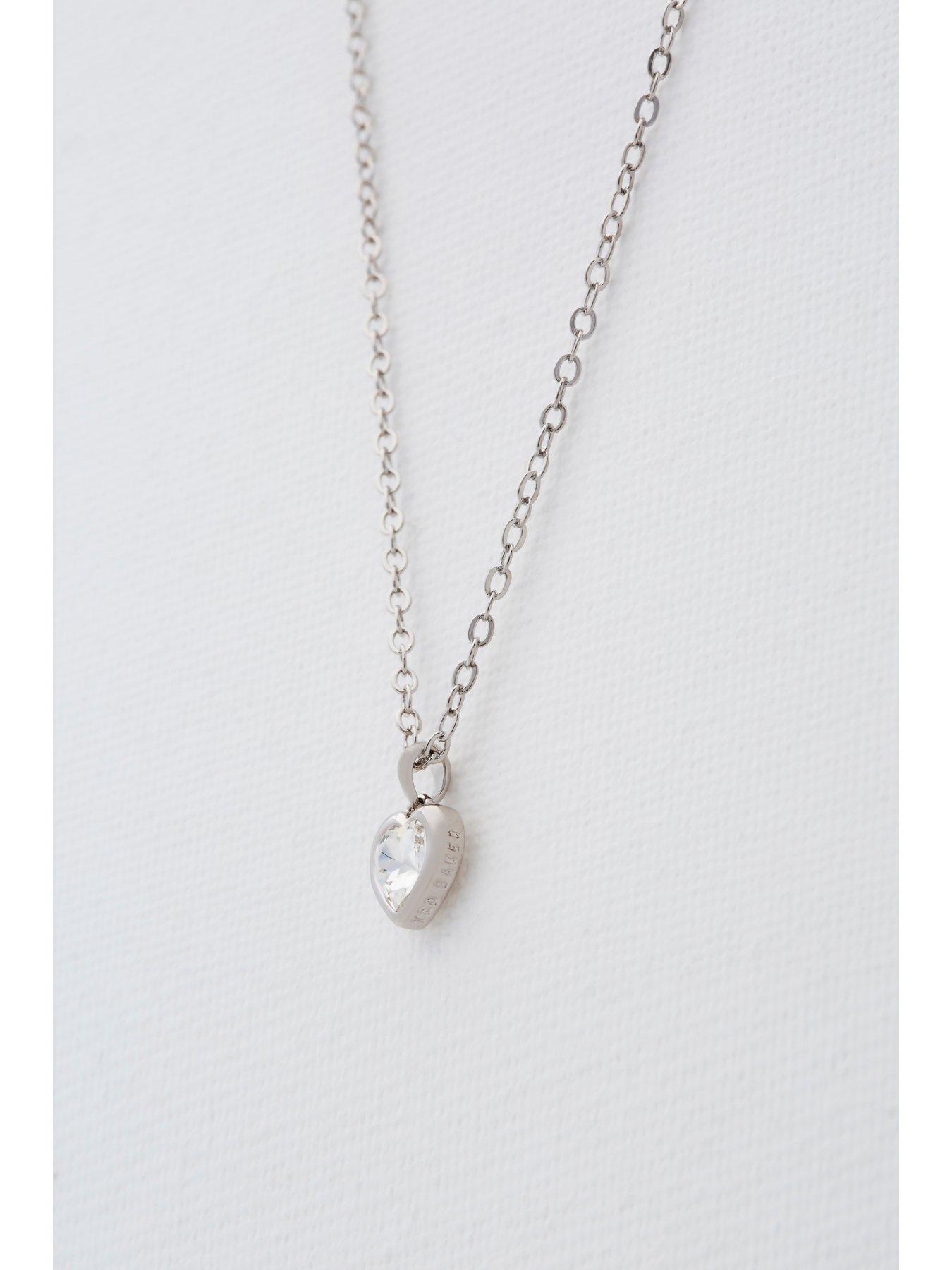 Image 5 of 6 of Ted Baker HANNELA: Crystal Heart Pendant Necklace