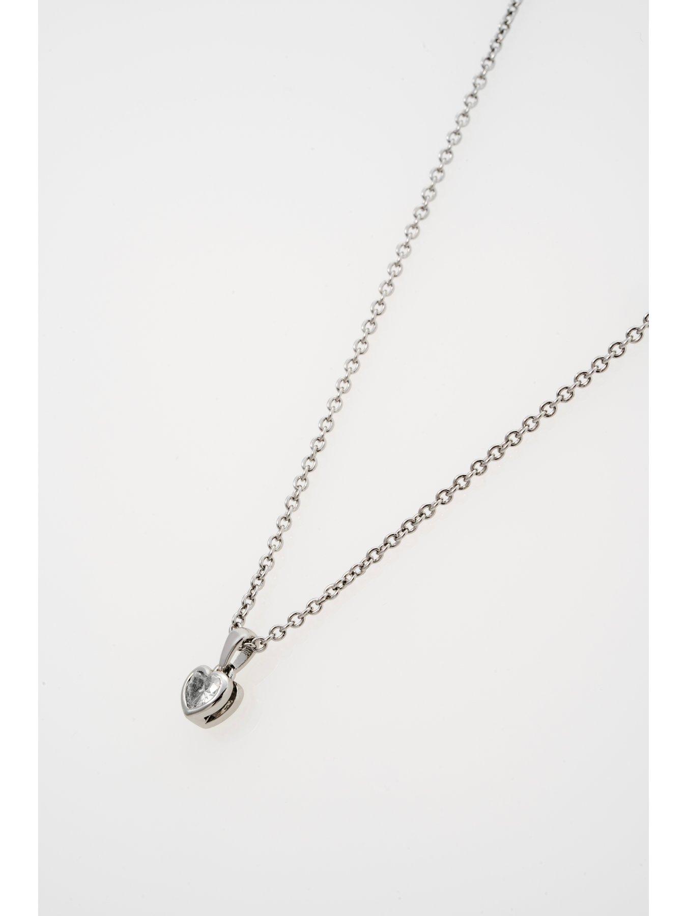 Image 4 of 5 of Ted Baker HARLOW: Mini Crystal Heart Pendant Necklace