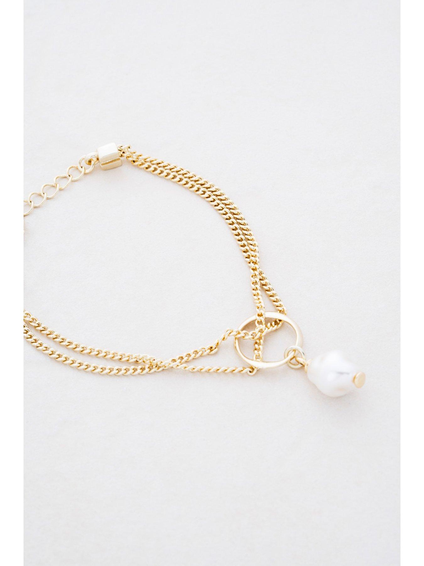 Image 4 of 7 of Karen Millen Modern Pearl Bracelet