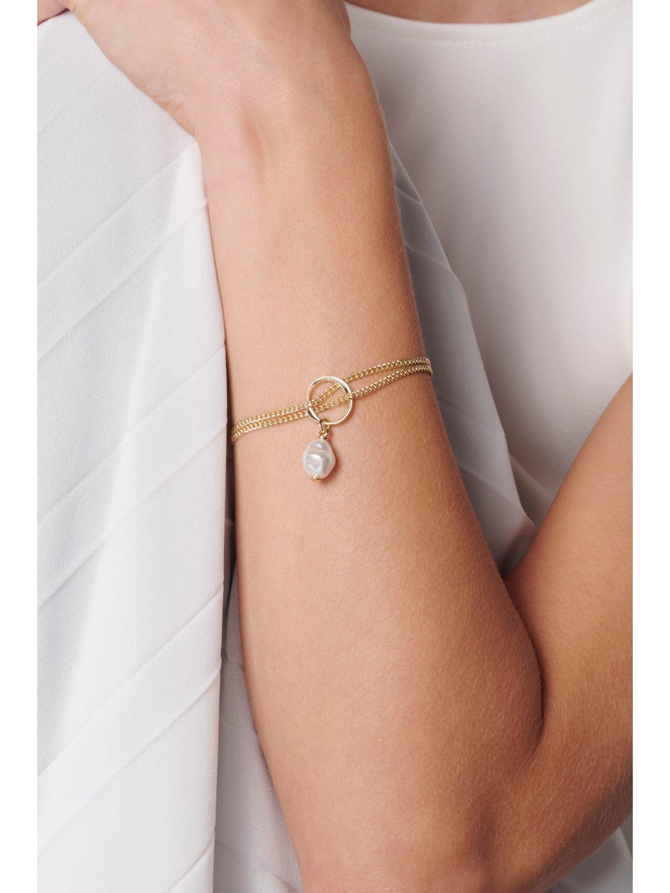 Image 5 of 7 of Karen Millen Modern Pearl Bracelet