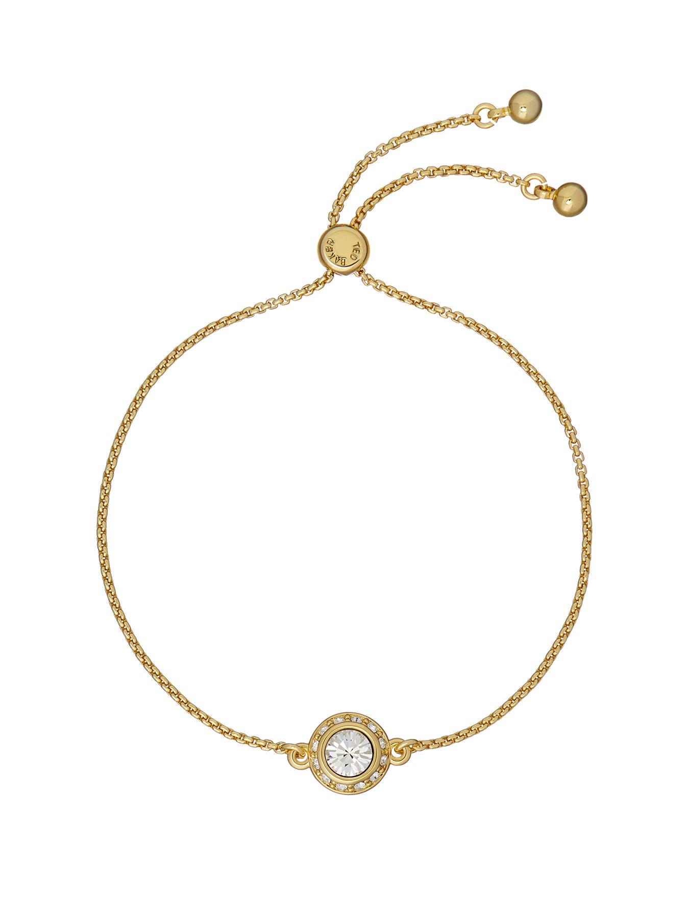 Ted Baker SOLETA: Solitaire Sparkle Crystal Adjustable Bracelet