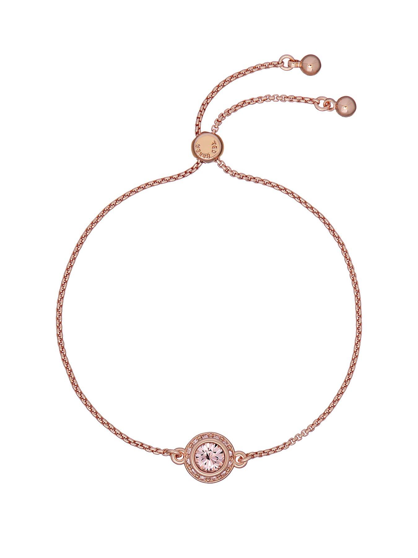 Ted Baker SOLETA: Solitaire Sparkle Crystal Adjustable Bracelet
