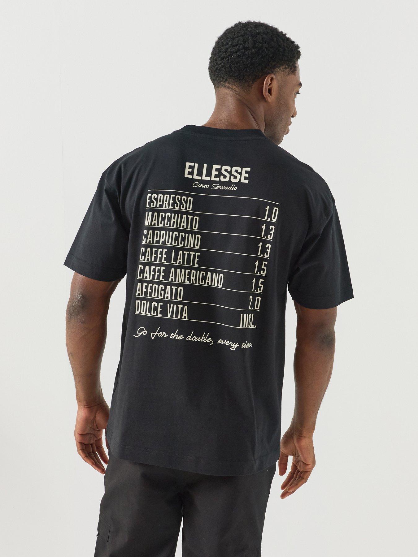 Ellesse Mens Dolce Vita Tee - Black