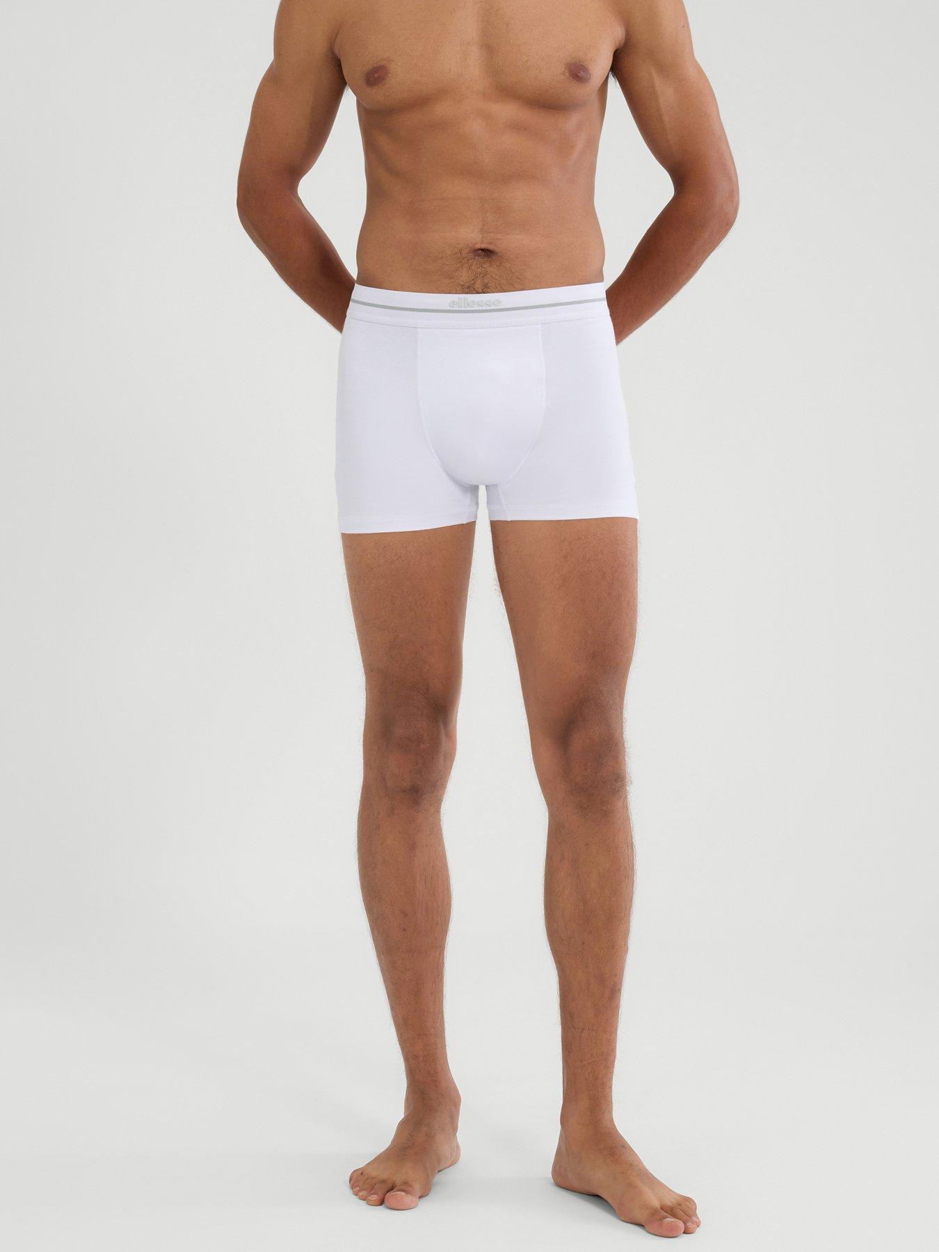 Image 2 of 6 of Ellesse Mens Ambria Stretch Cotton 3 Pack Trunks - Multi