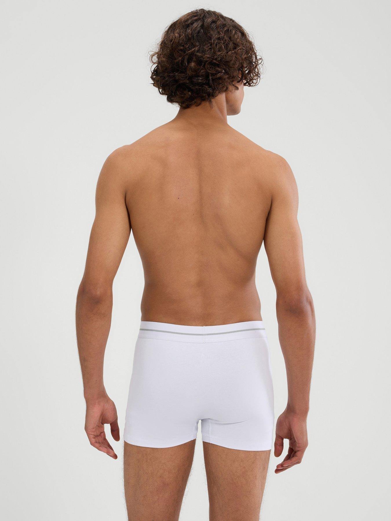 Image 3 of 6 of Ellesse Mens Ambria Stretch Cotton 3 Pack Trunks - Multi
