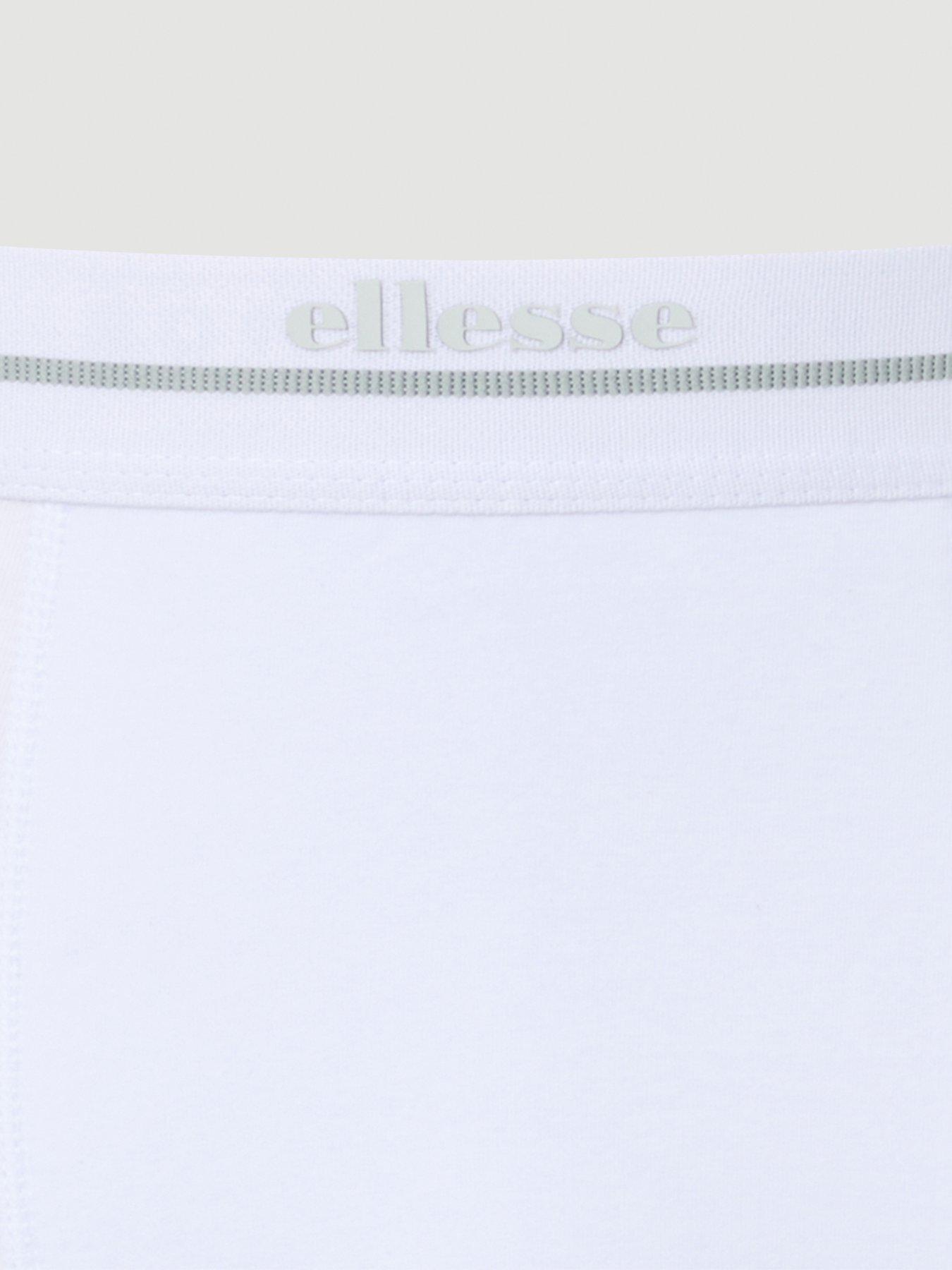 Image 6 of 6 of Ellesse Mens Ambria Stretch Cotton 3 Pack Trunks - Multi