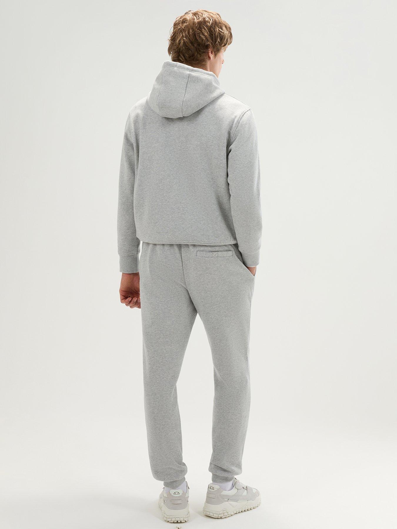 Image 2 of 6 of Ellesse Men's Traccota 2 Hoodie &amp; Joggers Tracksuit Set - Light Grey