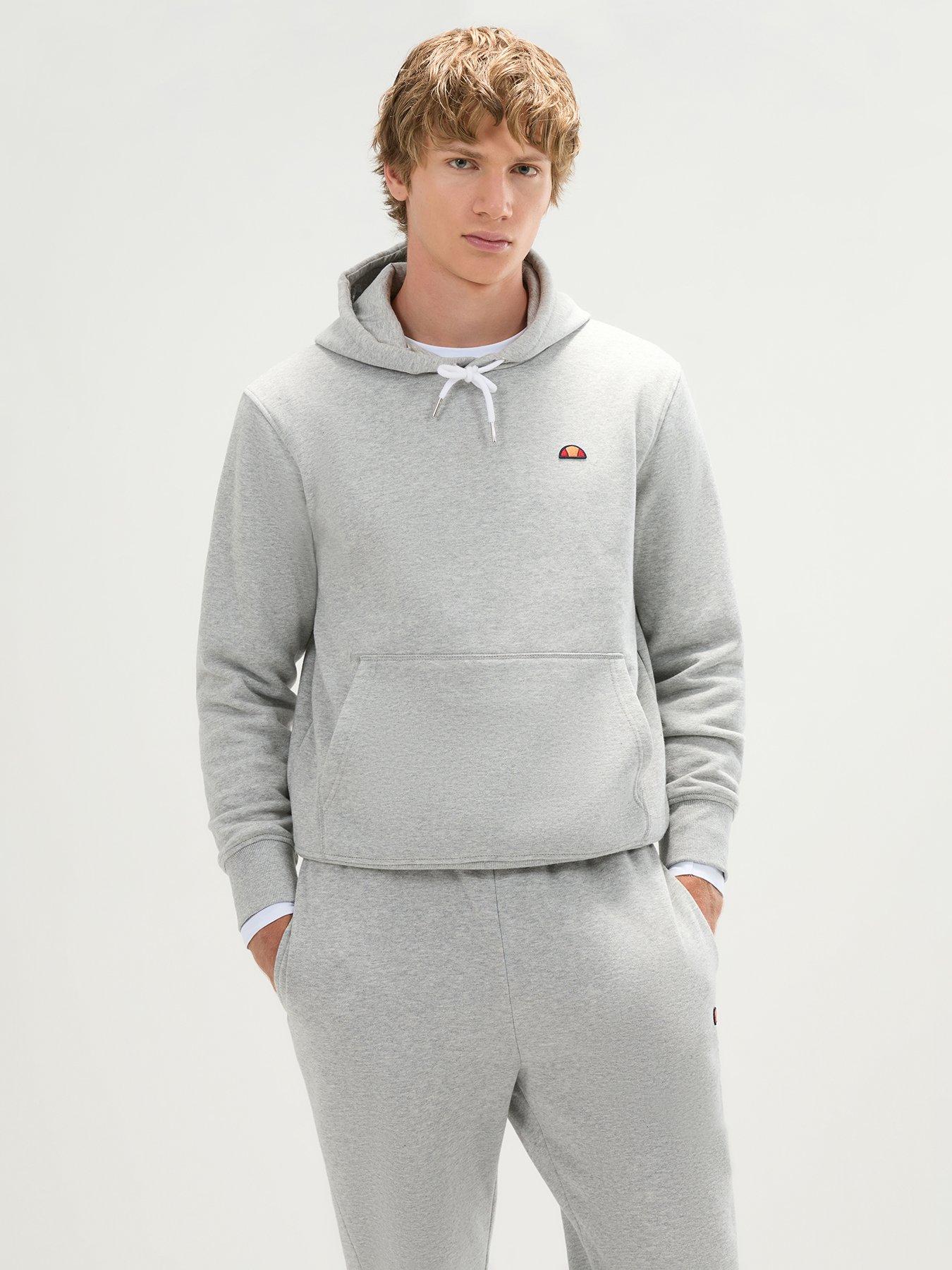 Image 3 of 6 of Ellesse Men's Traccota 2 Hoodie &amp; Joggers Tracksuit Set - Light Grey