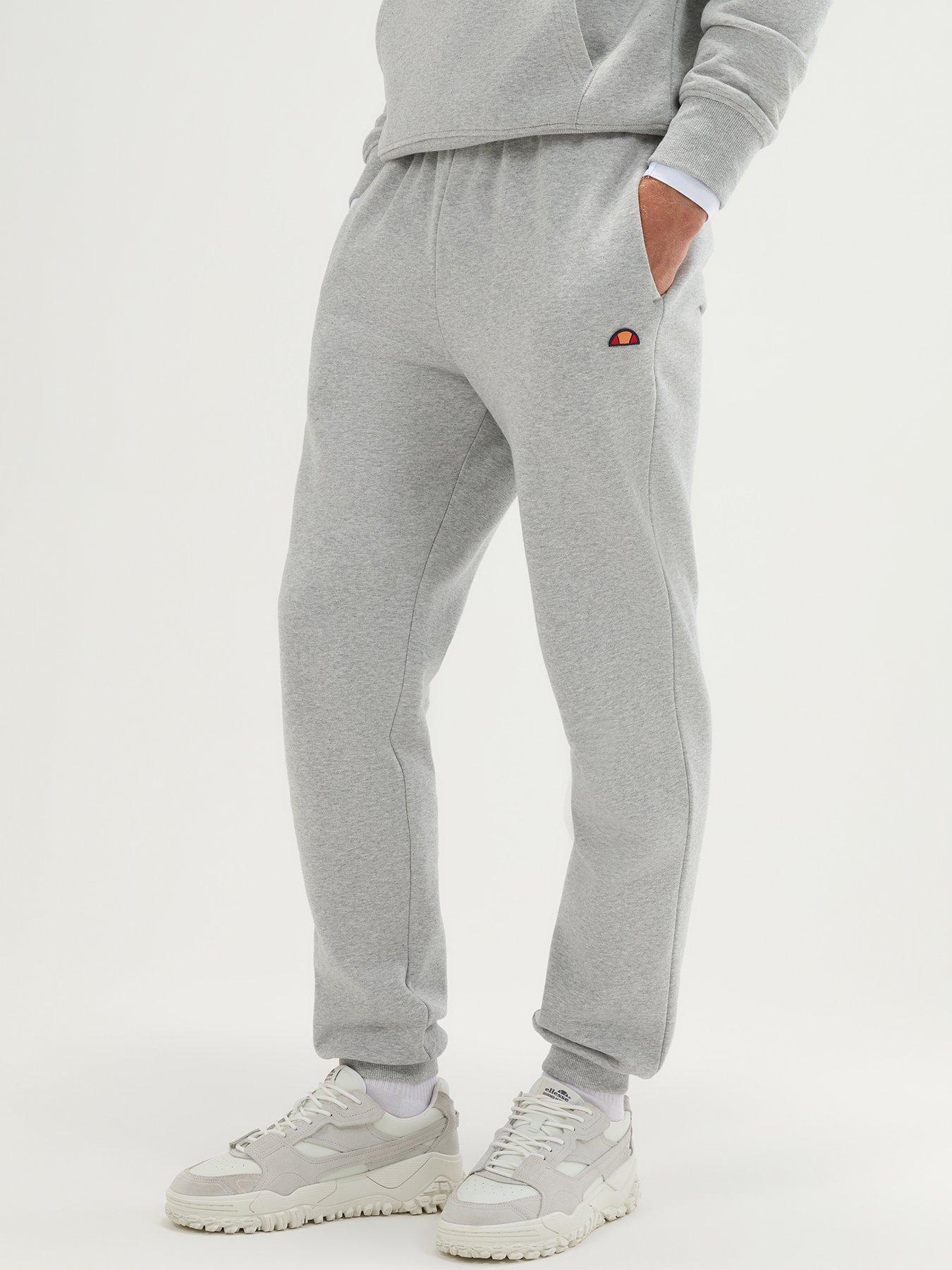 Image 4 of 6 of Ellesse Men's Traccota 2 Hoodie &amp; Joggers Tracksuit Set - Light Grey