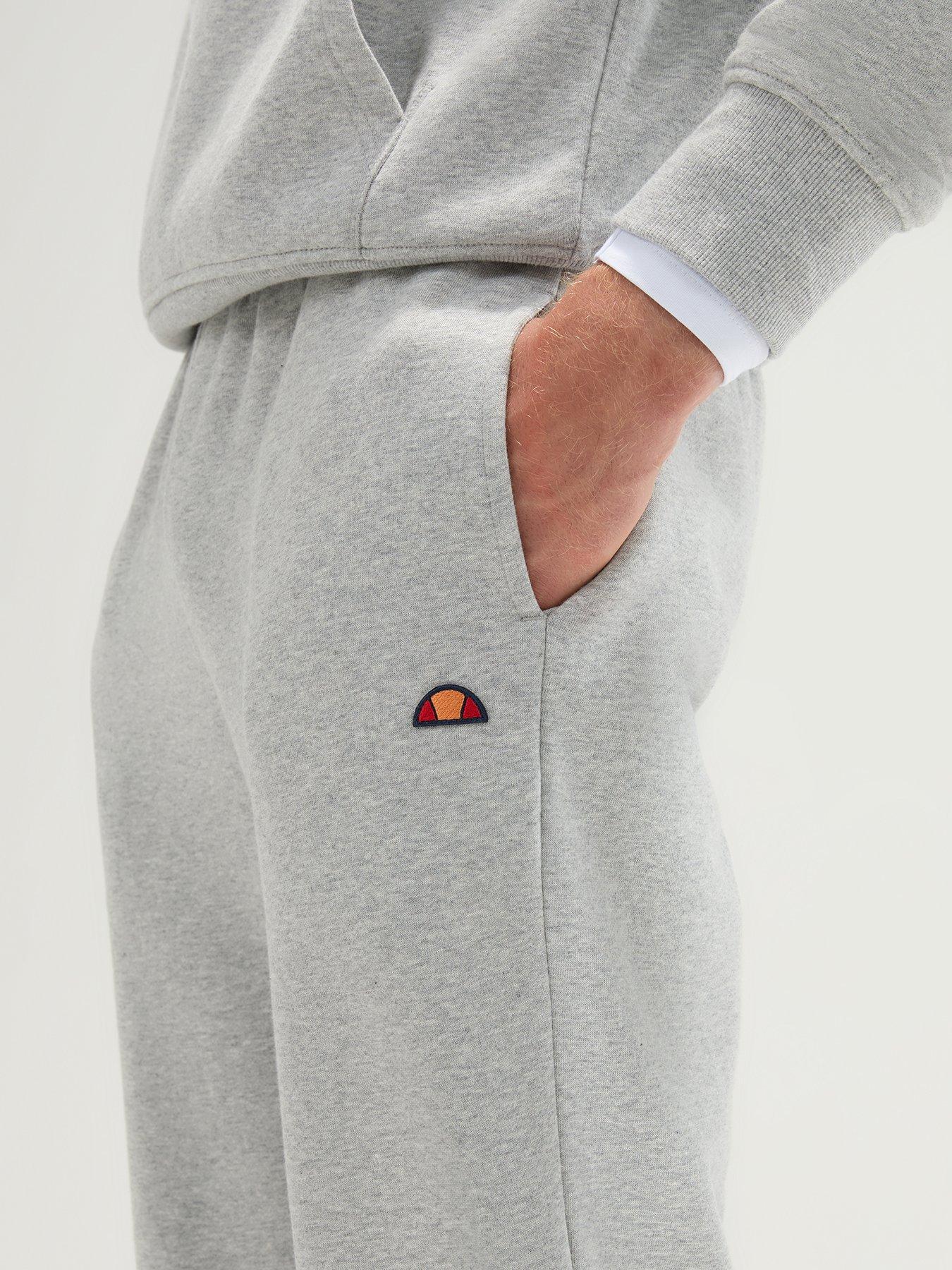 Image 6 of 6 of Ellesse Men's Traccota 2 Hoodie &amp; Joggers Tracksuit Set - Light Grey