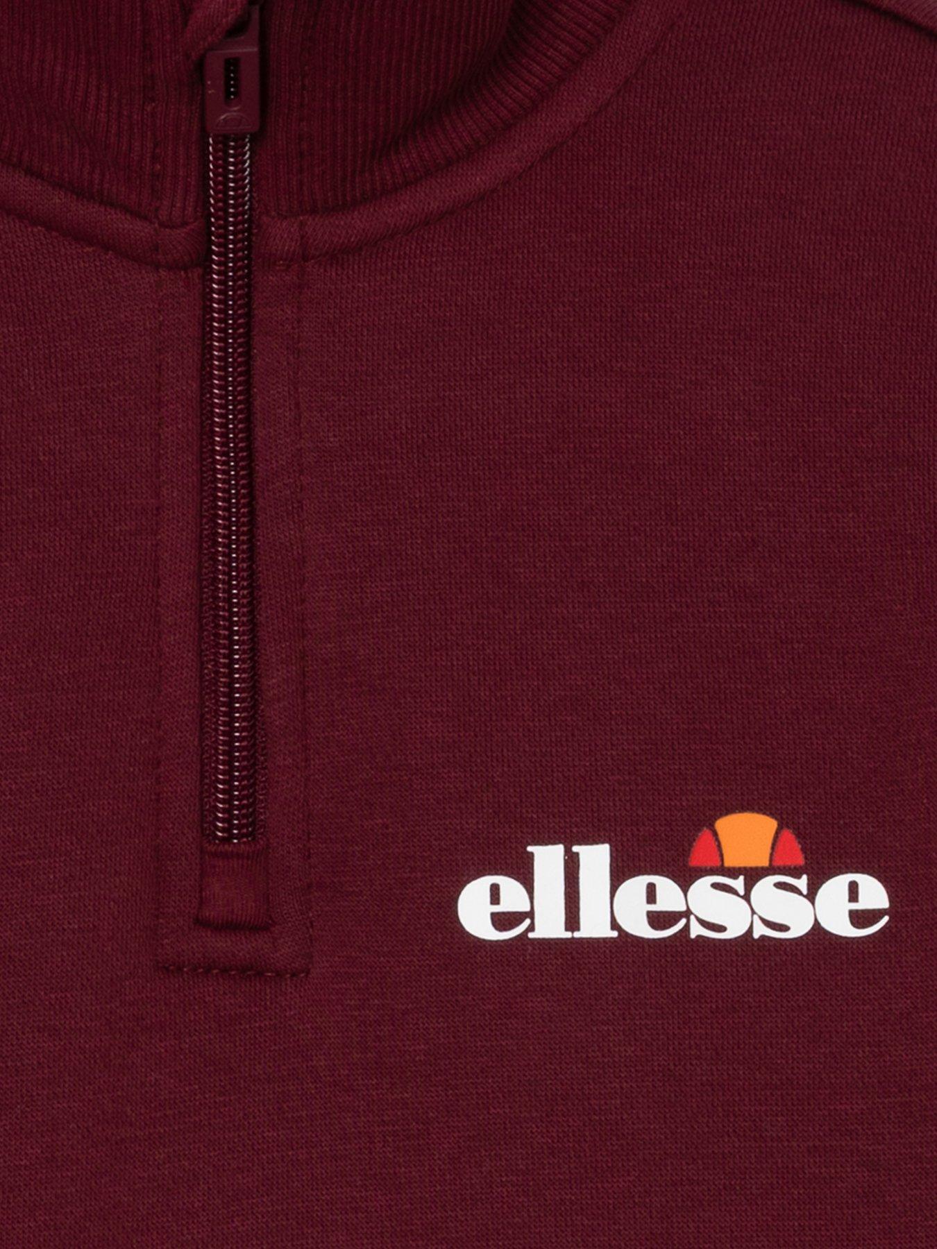 Image 4 of 4 of Ellesse Junior Liccentia Funnel Neck - Burgundy