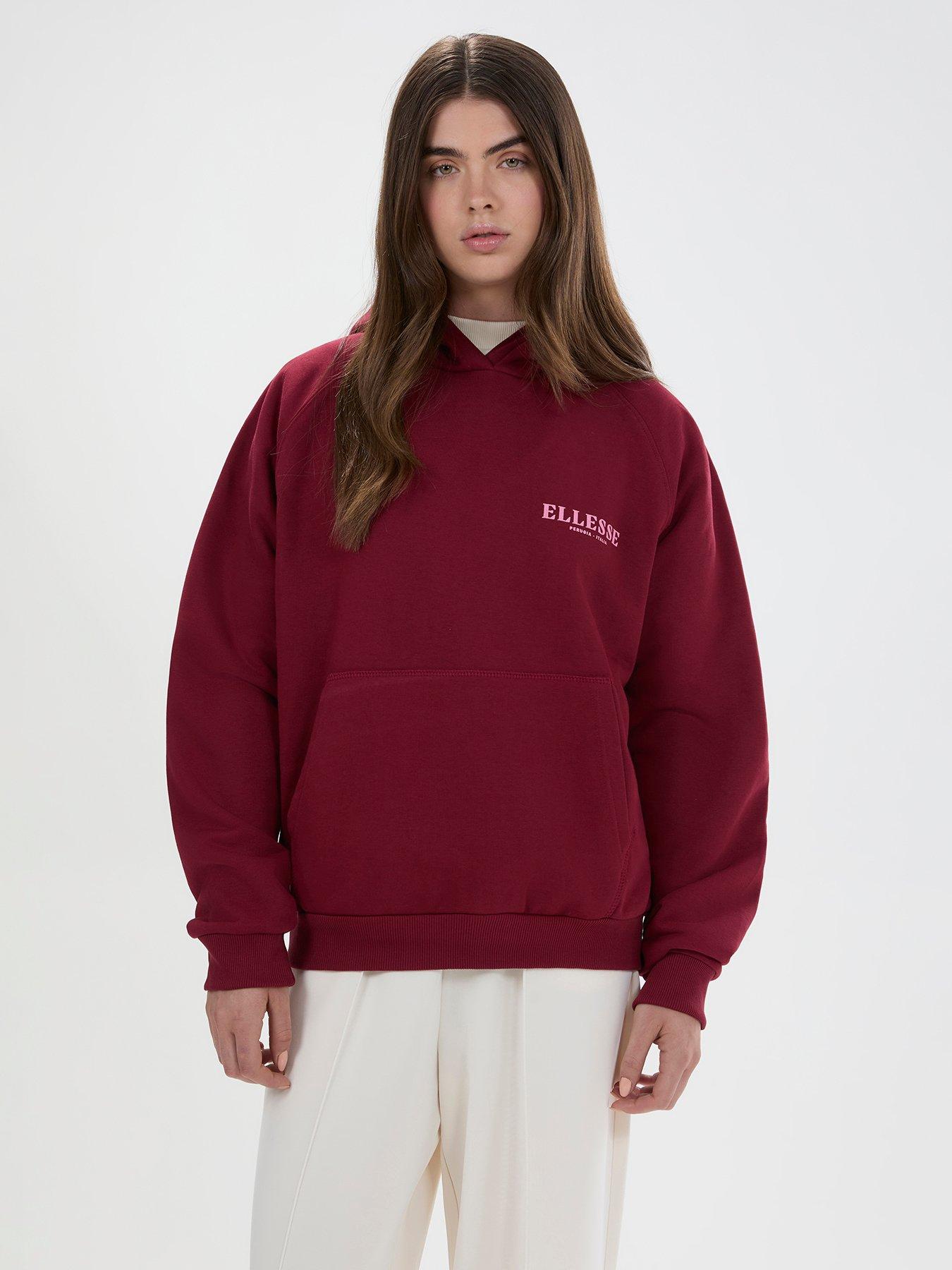 Image 1 of 4 of Ellesse Womens Dolomiti Hoodie - Red
