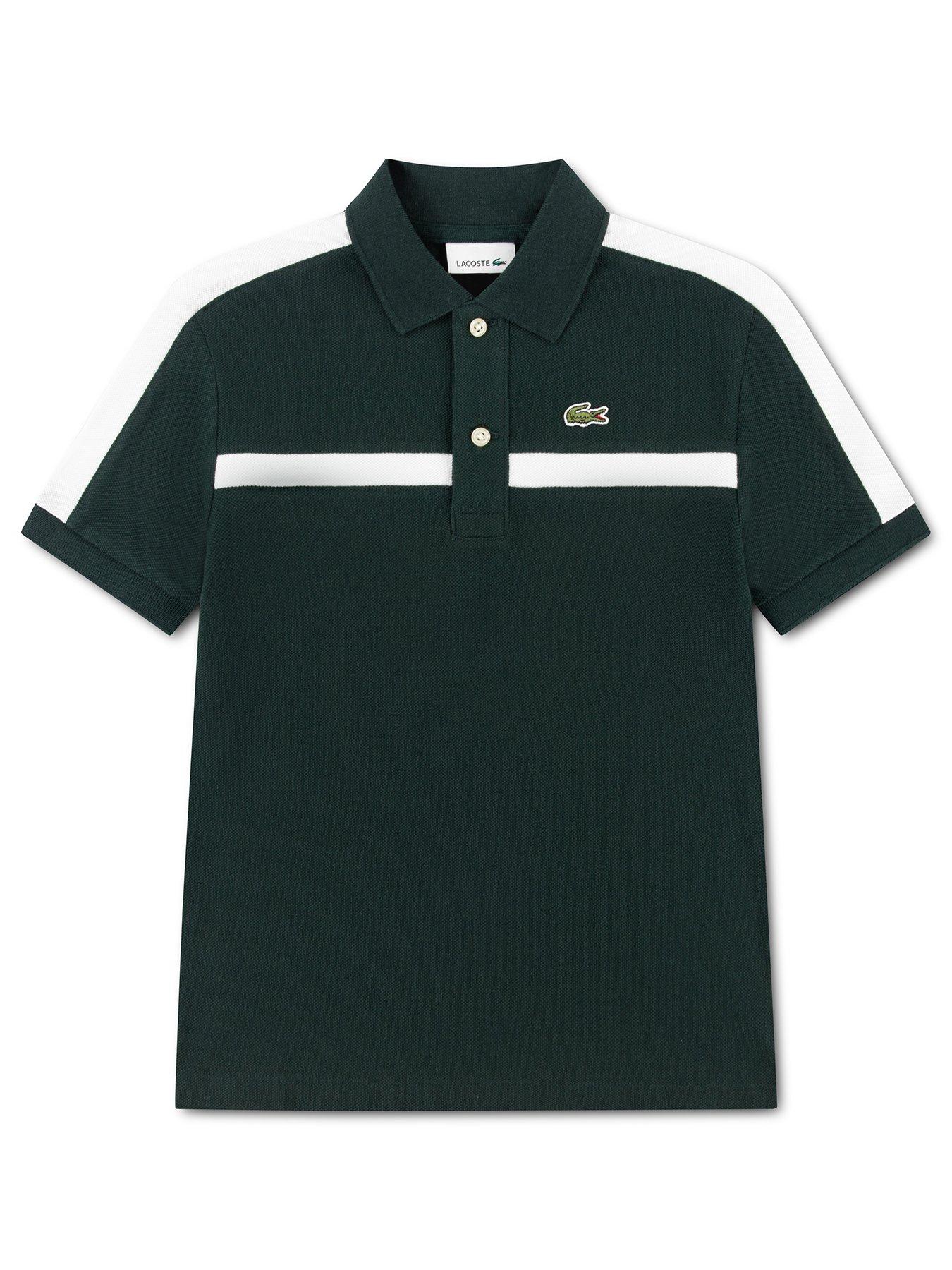 Lacoste Colour Block Petit Piqué Polo Shirt - Sinople Green