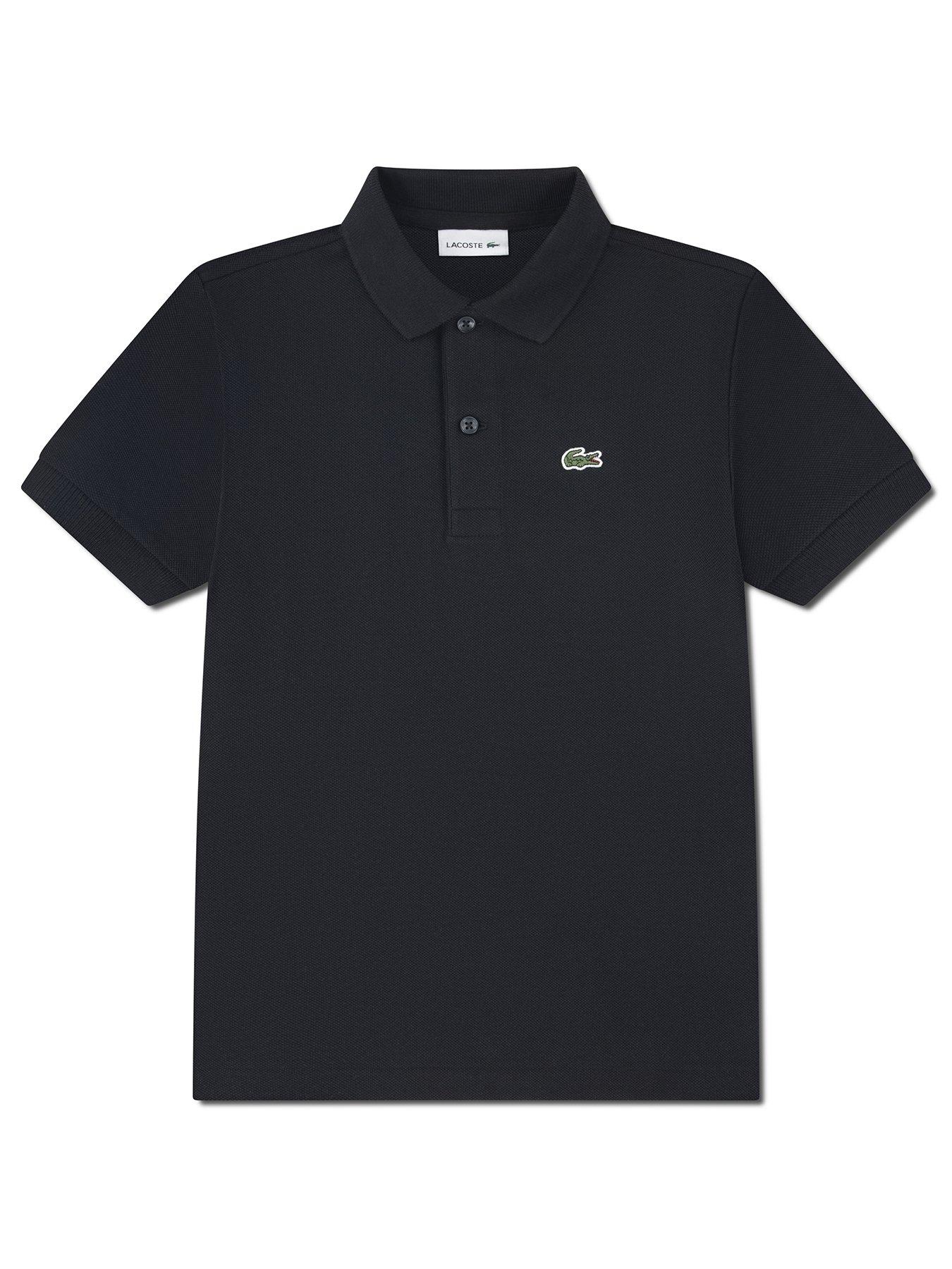 Lacoste Petit Piqué Polo Shirt - Black