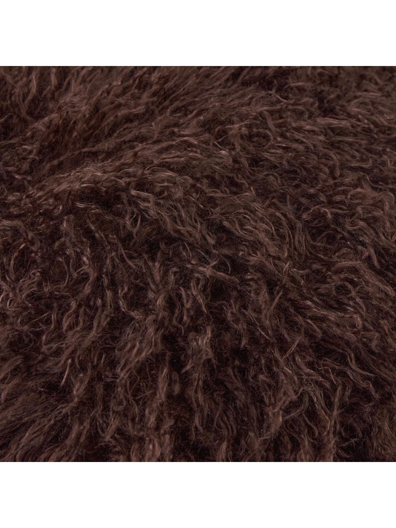 Image 2 of 2 of Furn Rowan 130x175 Throw Chocolate