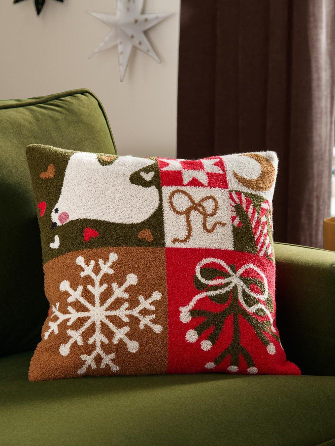 Furn Fika Patch 43x43 Polyester Cushion Multicolour