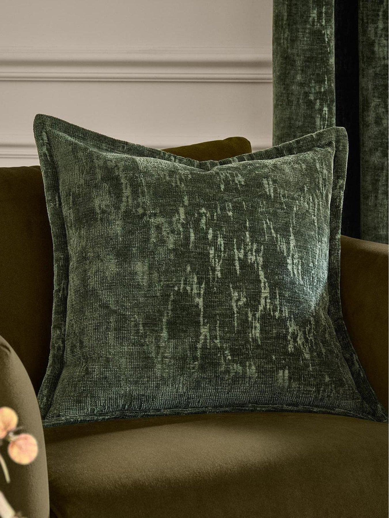 Paoletti Aurelio Chenille 45x45 Polyester Cushion Chocolate