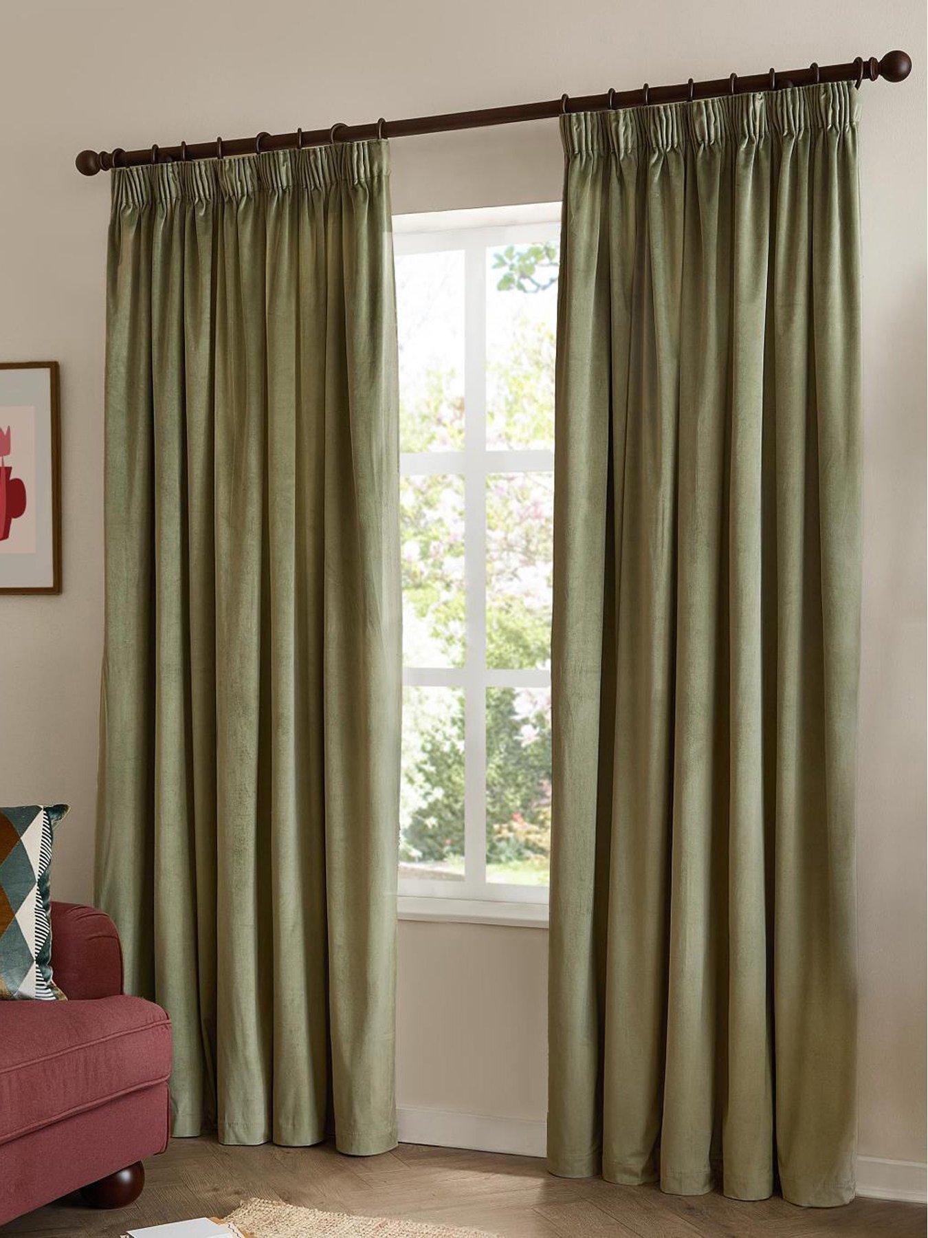 Furn The Ultimate Velvet Pencil Pleat Curtains
