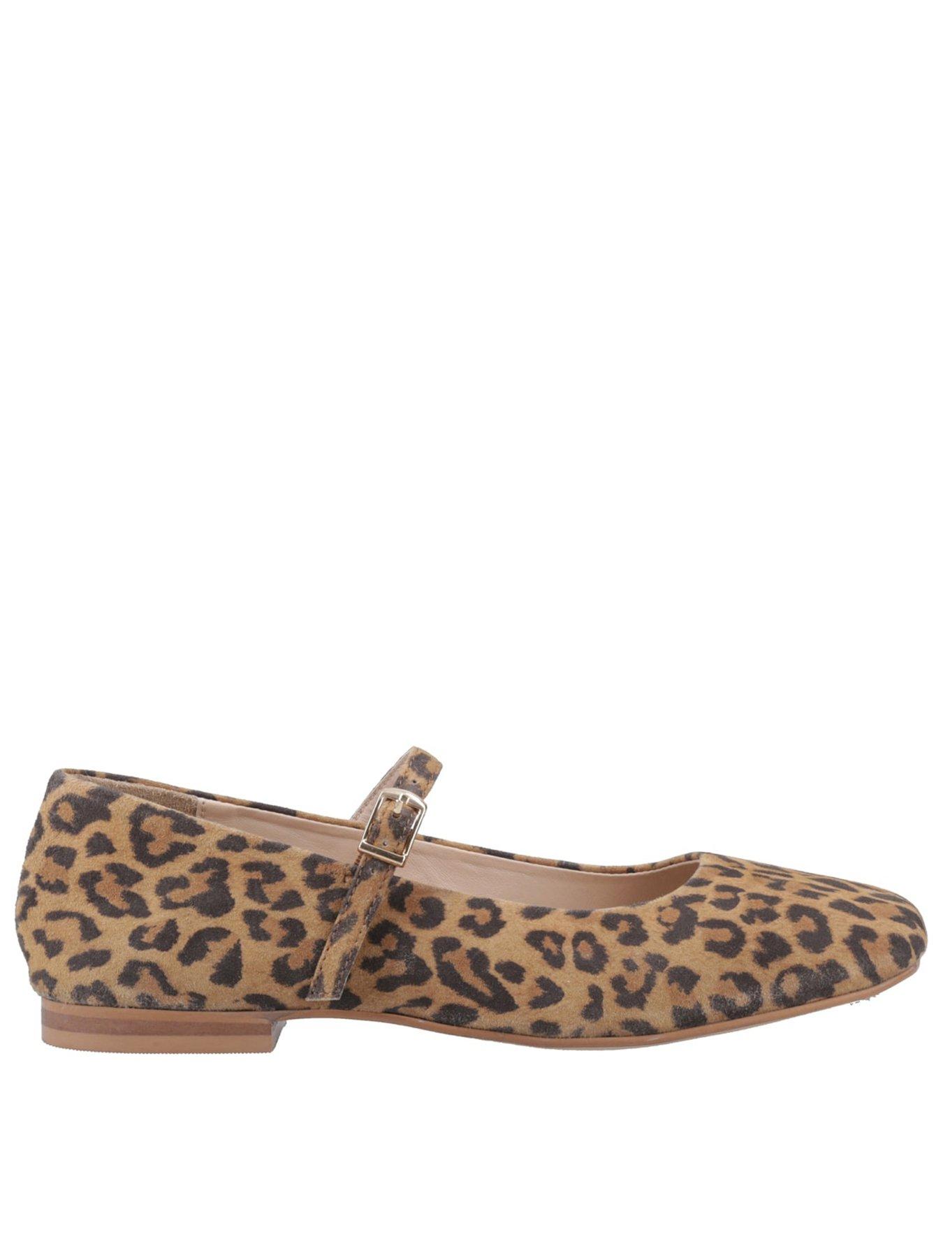 Hush Puppies Pasha Suede Ballerina - Leopard