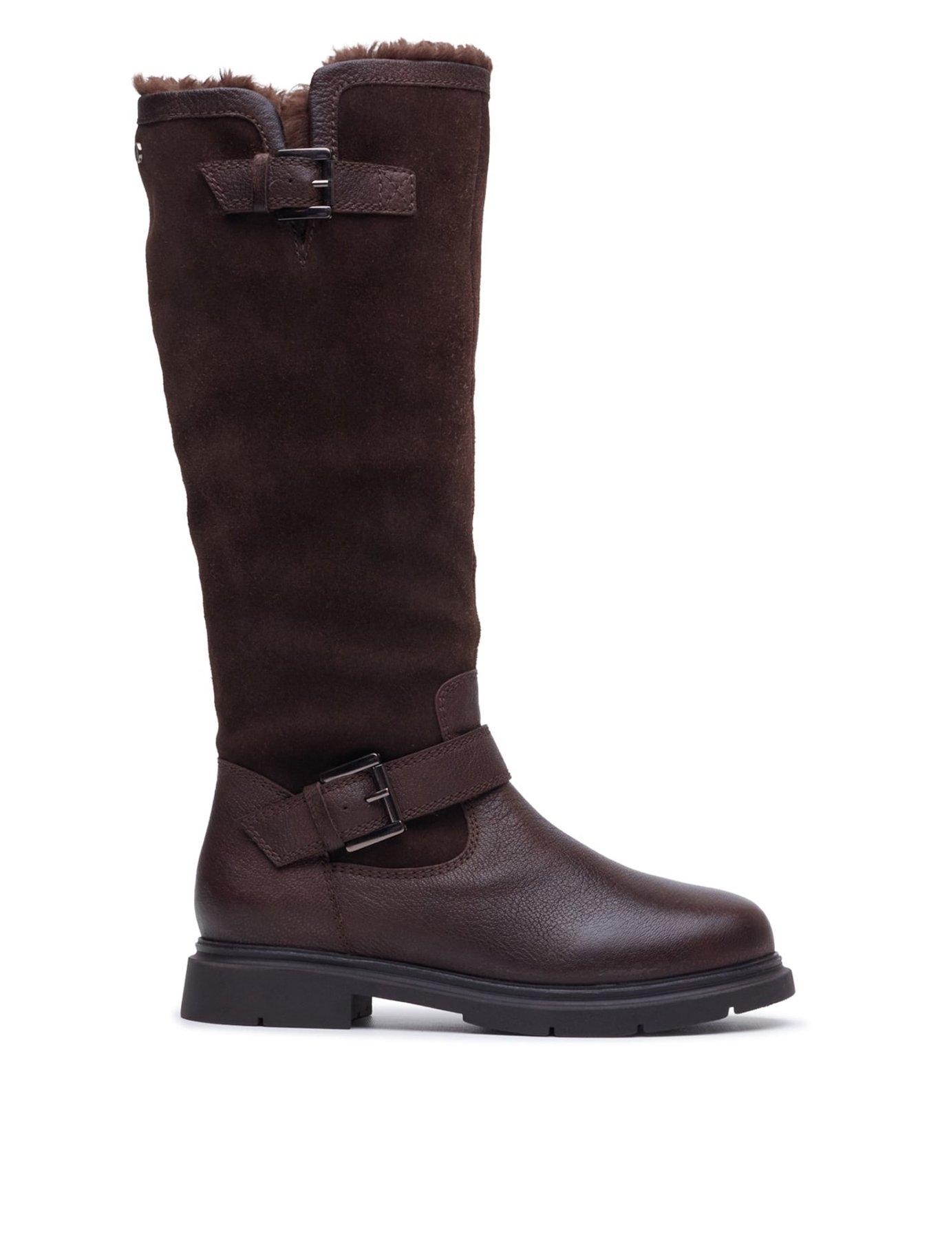 Hush Puppies Cressida Long Boot - Brown