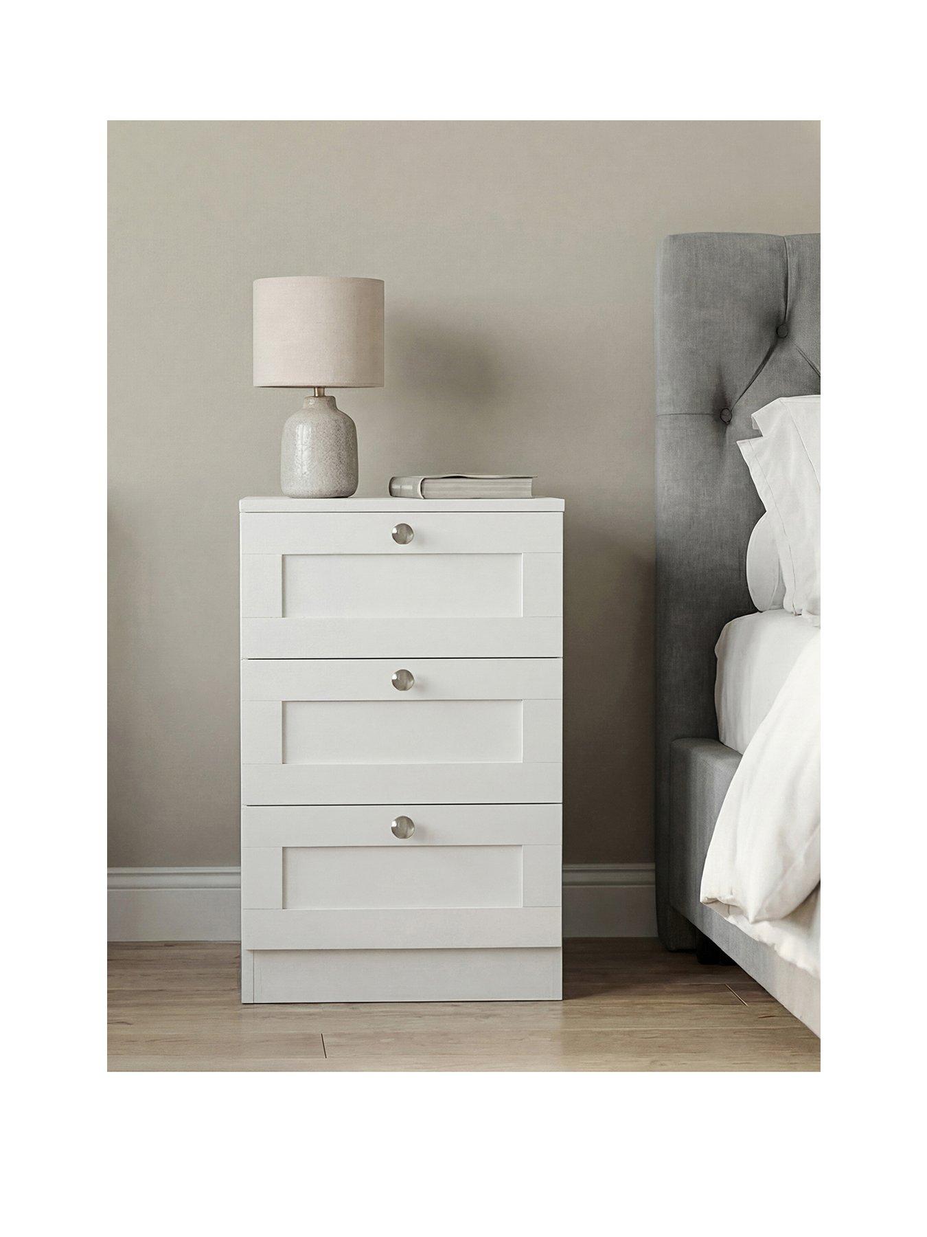 Image 2 of 7 of Vida Designs Altino 3 Drawer Bedside Chest