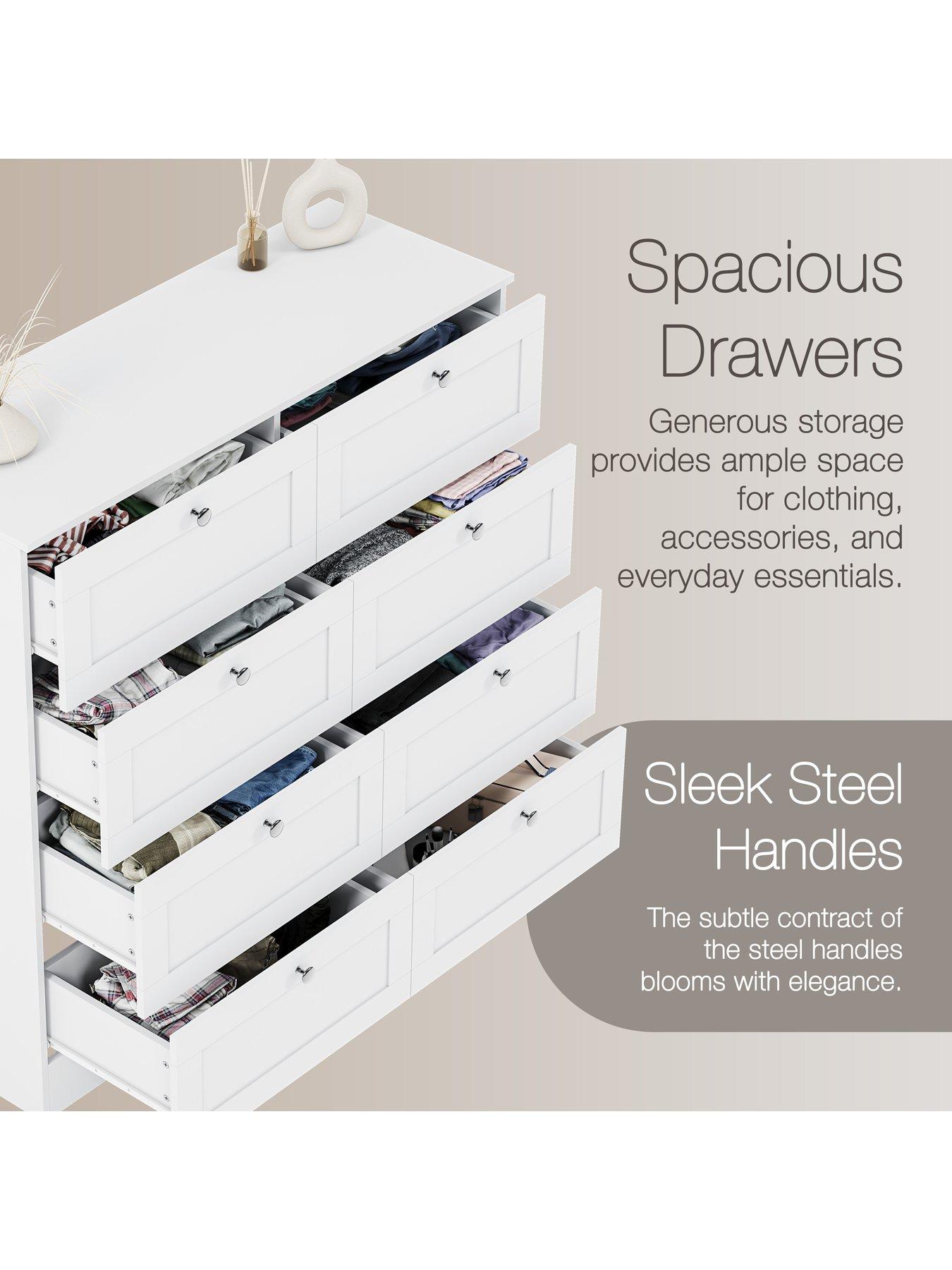 Image 4 of 7 of Vida Designs Altino 8 Drawer Double Chest